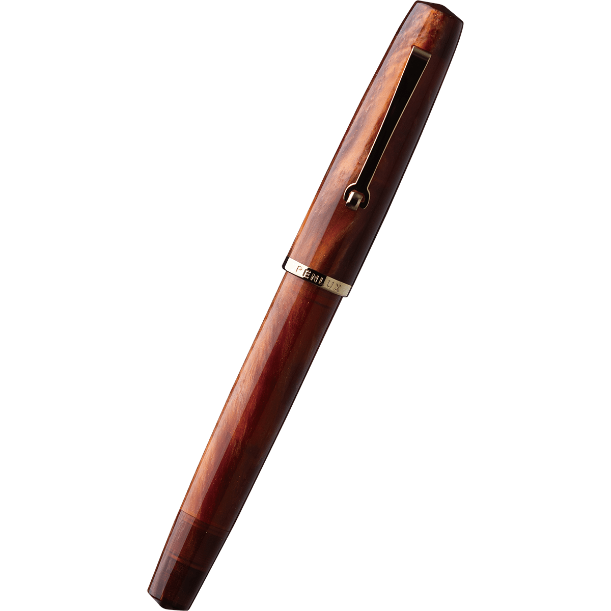 Penlux Concerto Fountain Pen - Amber - Pen Boutique Ltd