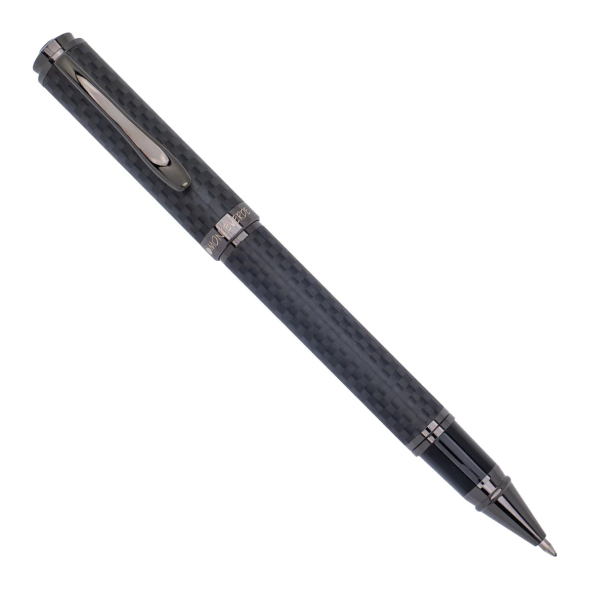 Monteverde Innova Rollerball Pen Notebook Set - Carbon Fiber - Gunmetal