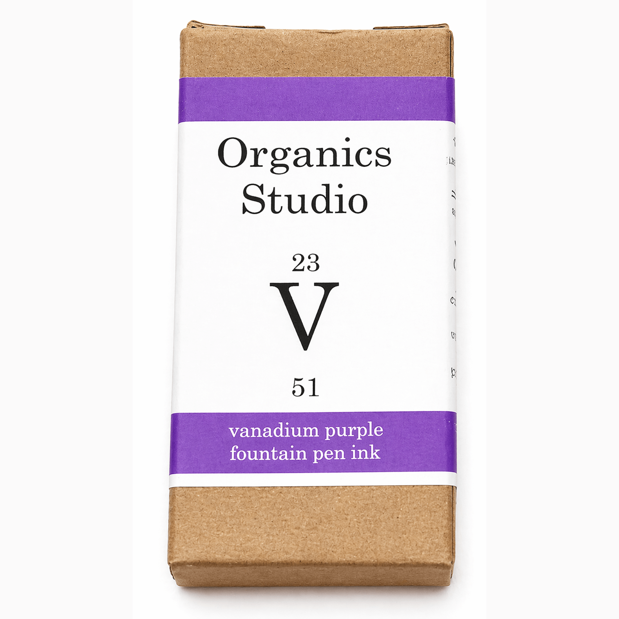 Organics Studio Periodic Table Ink Bottle - Vanadium - Pen Boutique Ltd