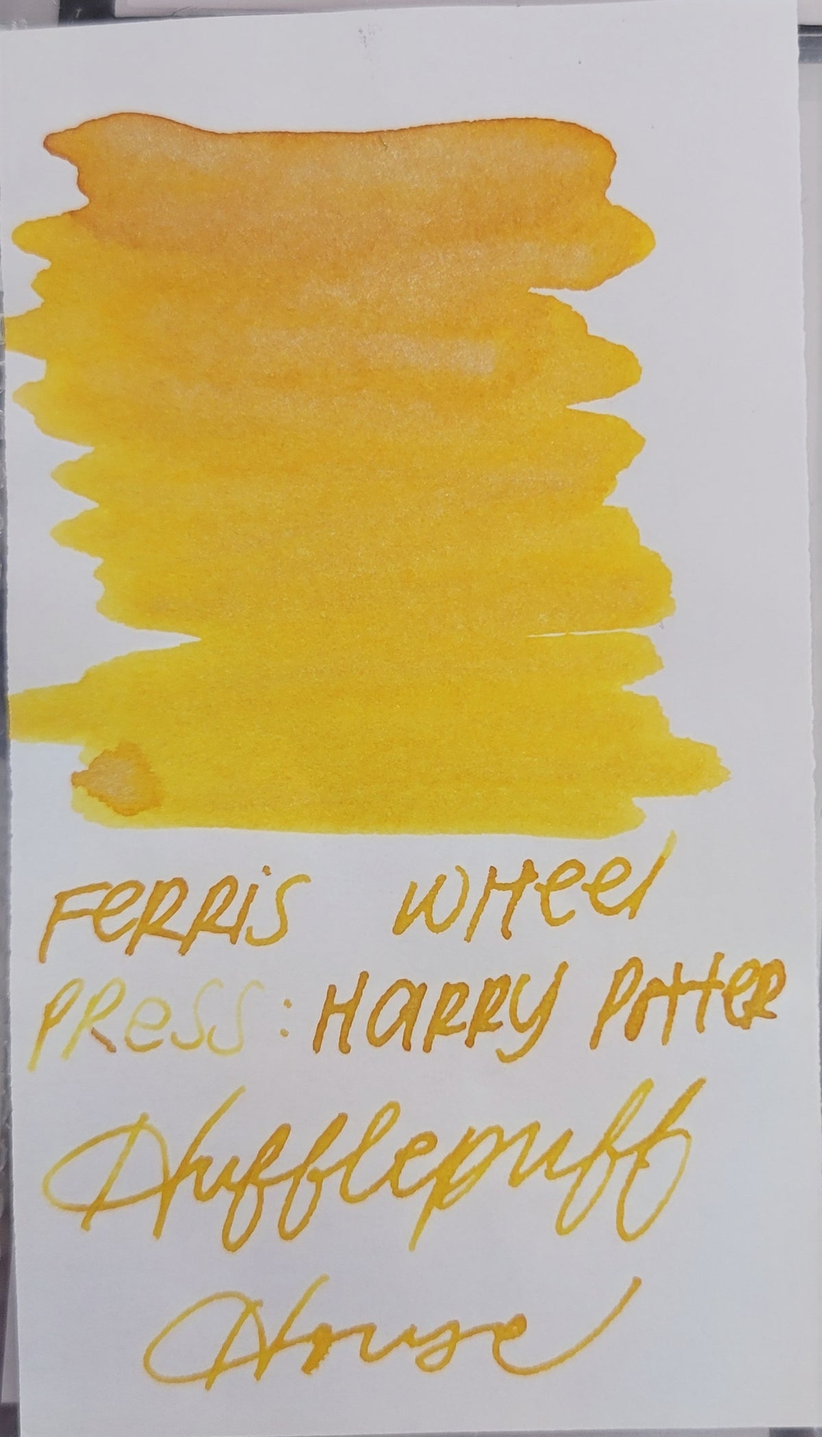 Ferris Wheel Press x WB Ink Bottle - Harry Potter Hufflepuff House - 2541 - 38ml - Pen Boutique Ltd