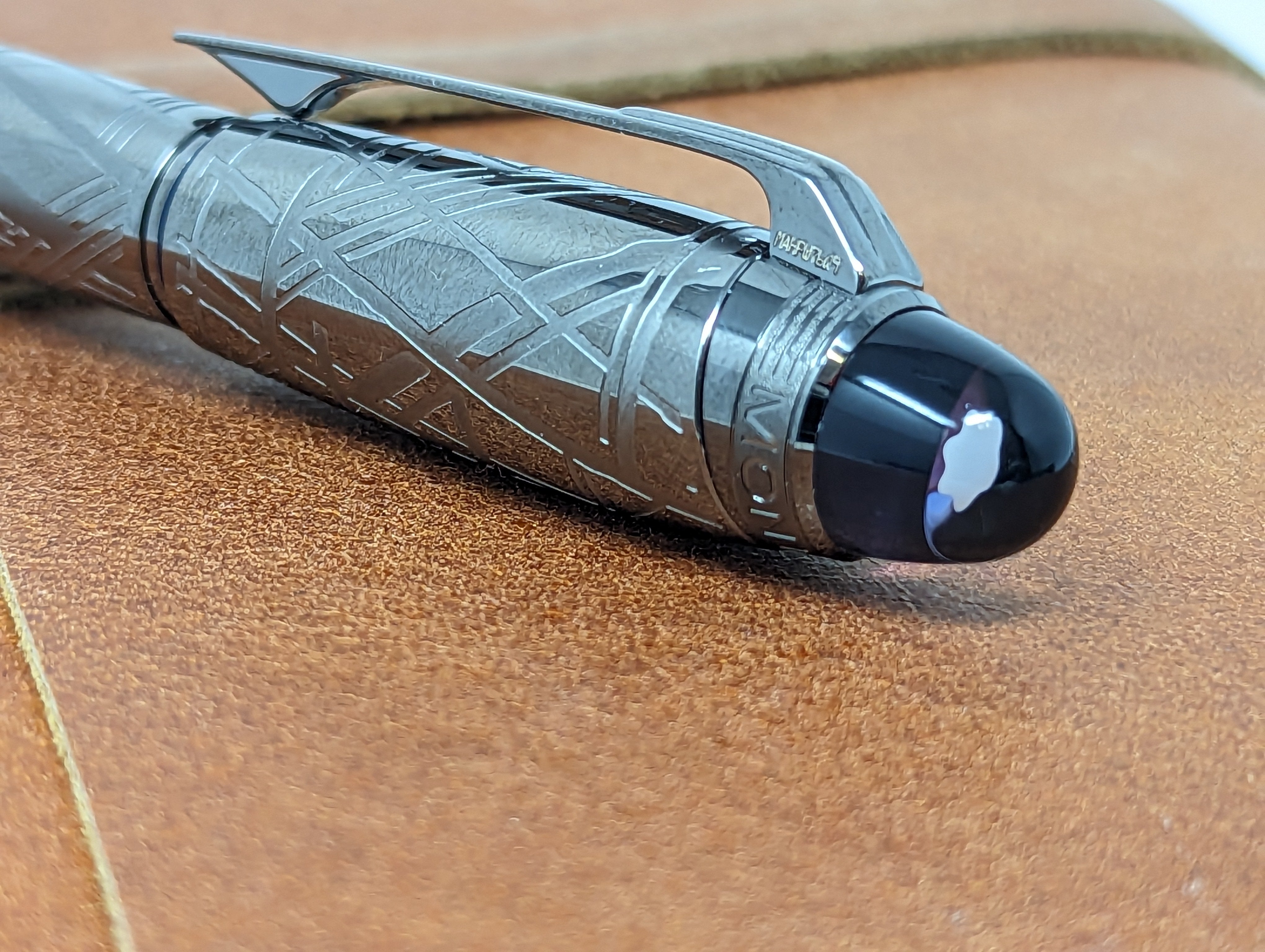 Montblanc Starwalker Ballpoint Pen - Space Blue Metal - Pen Boutique Ltd