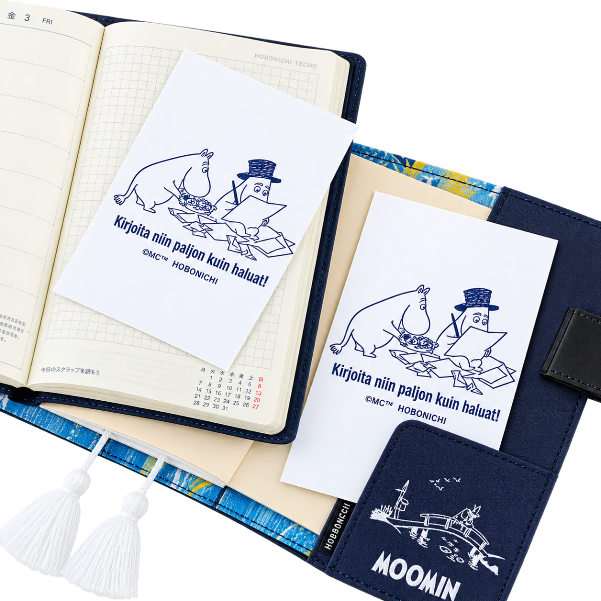 Hobonichi Ink-Absorbing Paper - Moomin-Pen Boutique Ltd