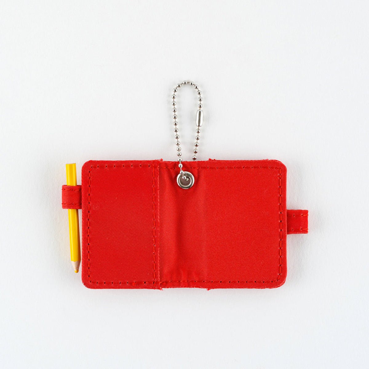 Hobonichi Techo Mini Keychain - Red Tiny Notebook x Red Pen Loop - Pen Boutique Ltd