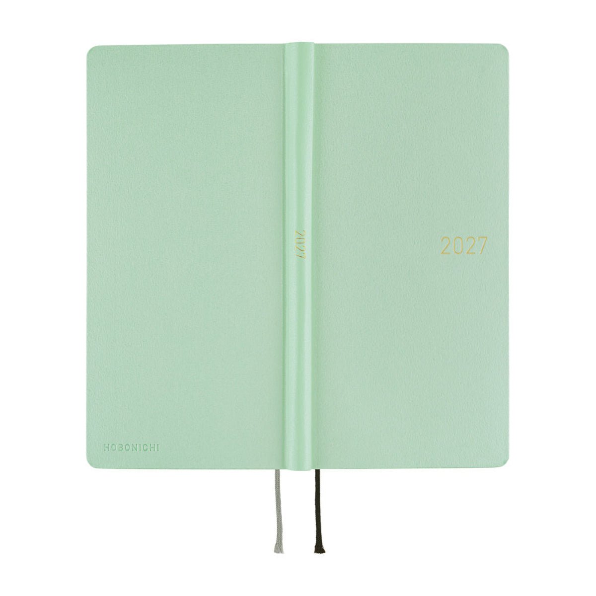 Hobonichi 2027 Light Hardcover English Book - Paper Series: Frosty Jade - Tall & Slim (Weeks - January Start) - Pen Boutique Ltd
