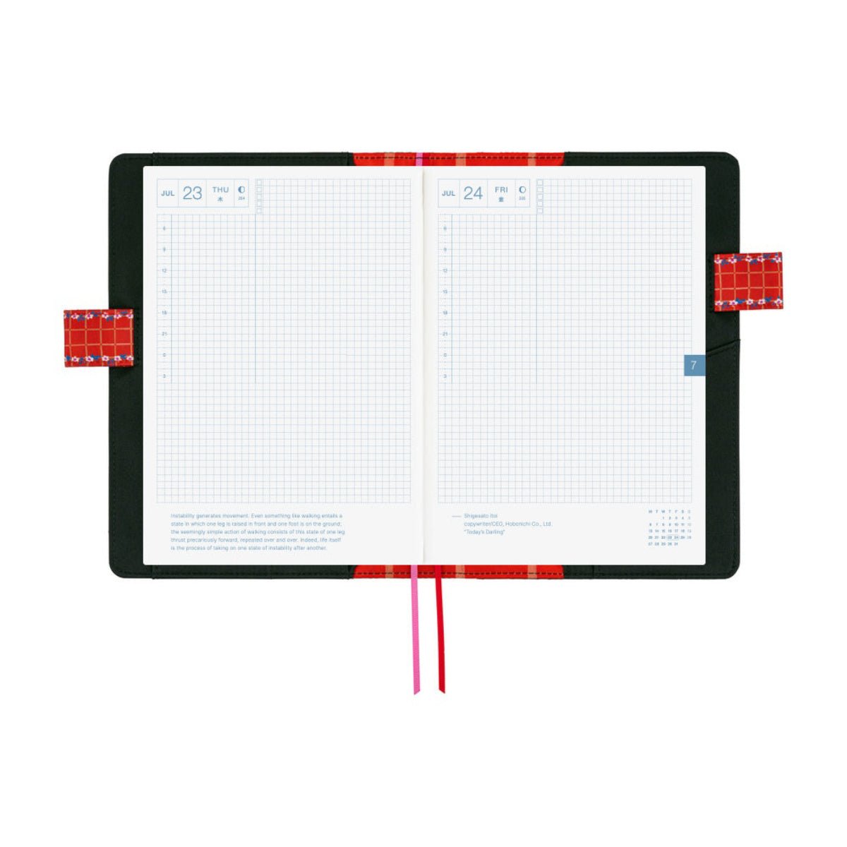 Hobonichi 2027 Japanese Cover - Yumi Kitagishi: White Cat's Daily Life - A5 - Pen Boutique Ltd