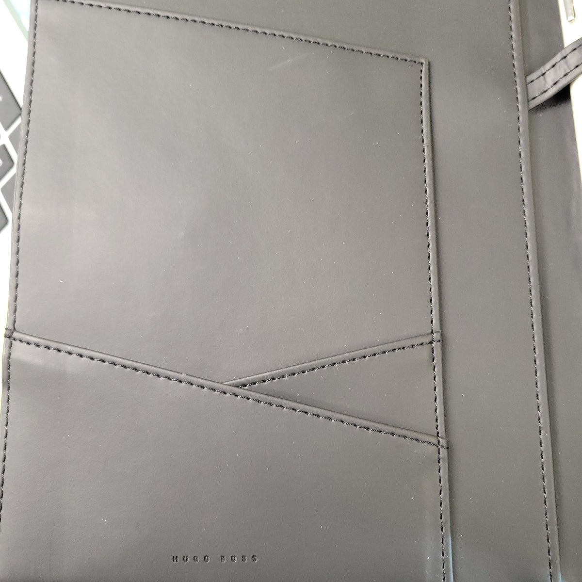 (Outlet) Hugo Boss A5 Notebook USB Folio - Pen Boutique Ltd