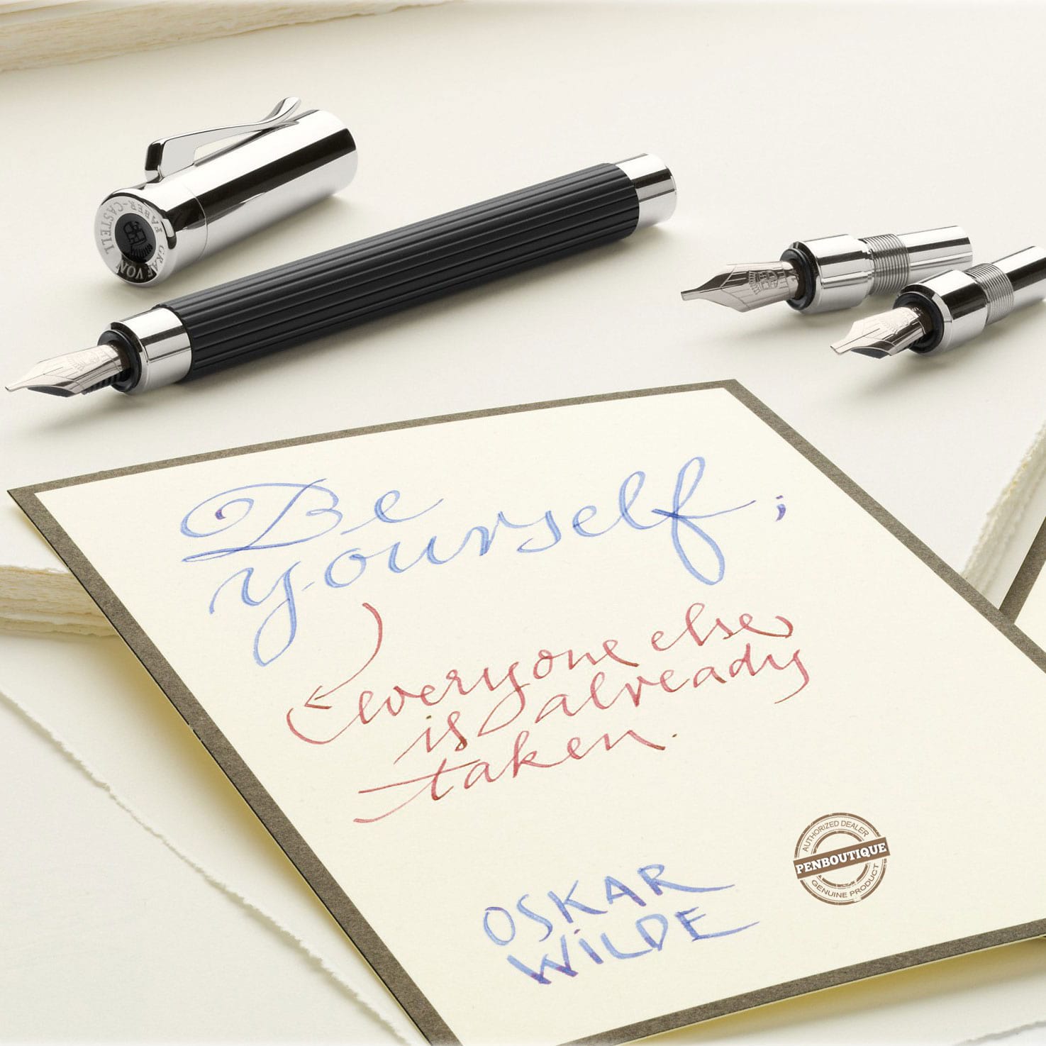 Graf Von Faber-Castell Tamitio Black Calligraphy Set - Pen Boutique Ltd