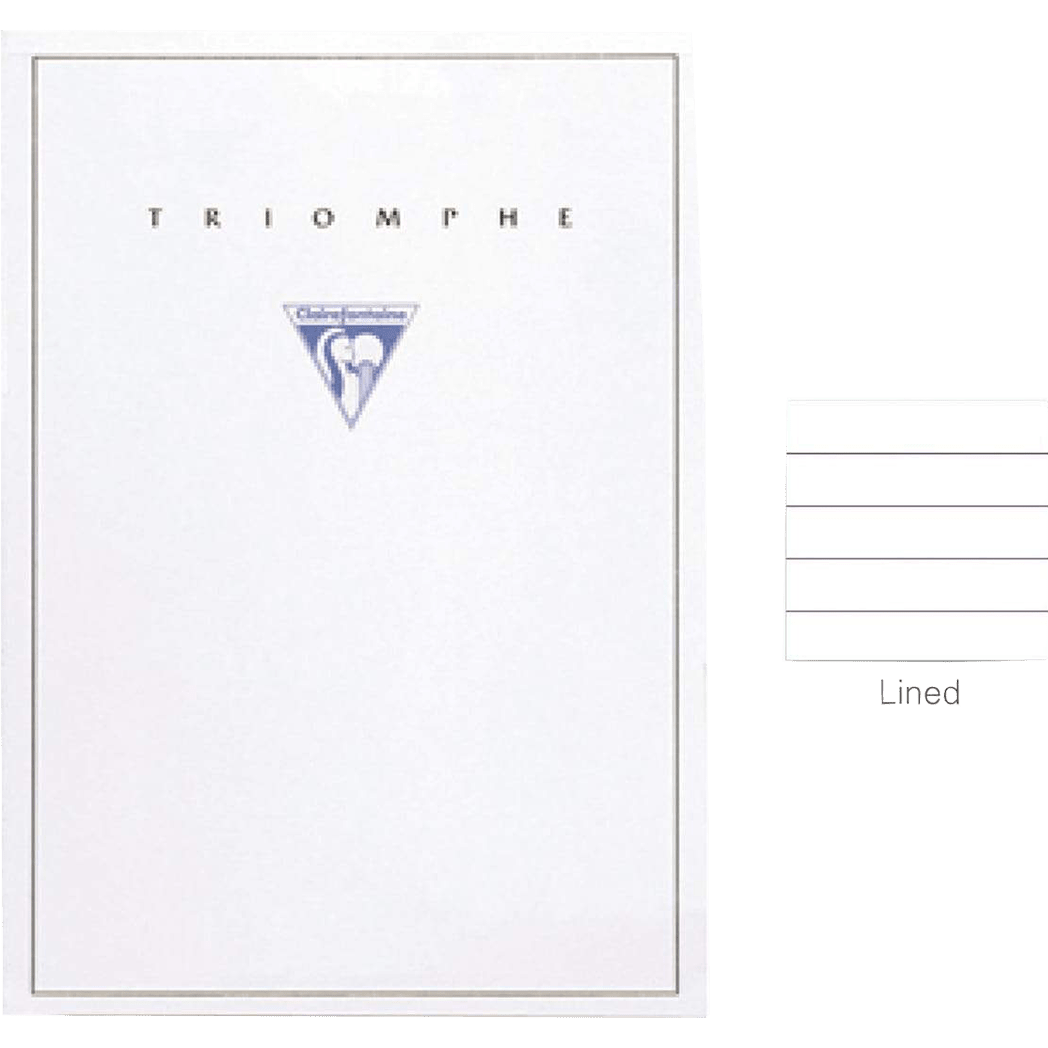 Clairefontaine Triomphe Tablet Ruled 50 Sheets A5 - Pen Boutique Ltd