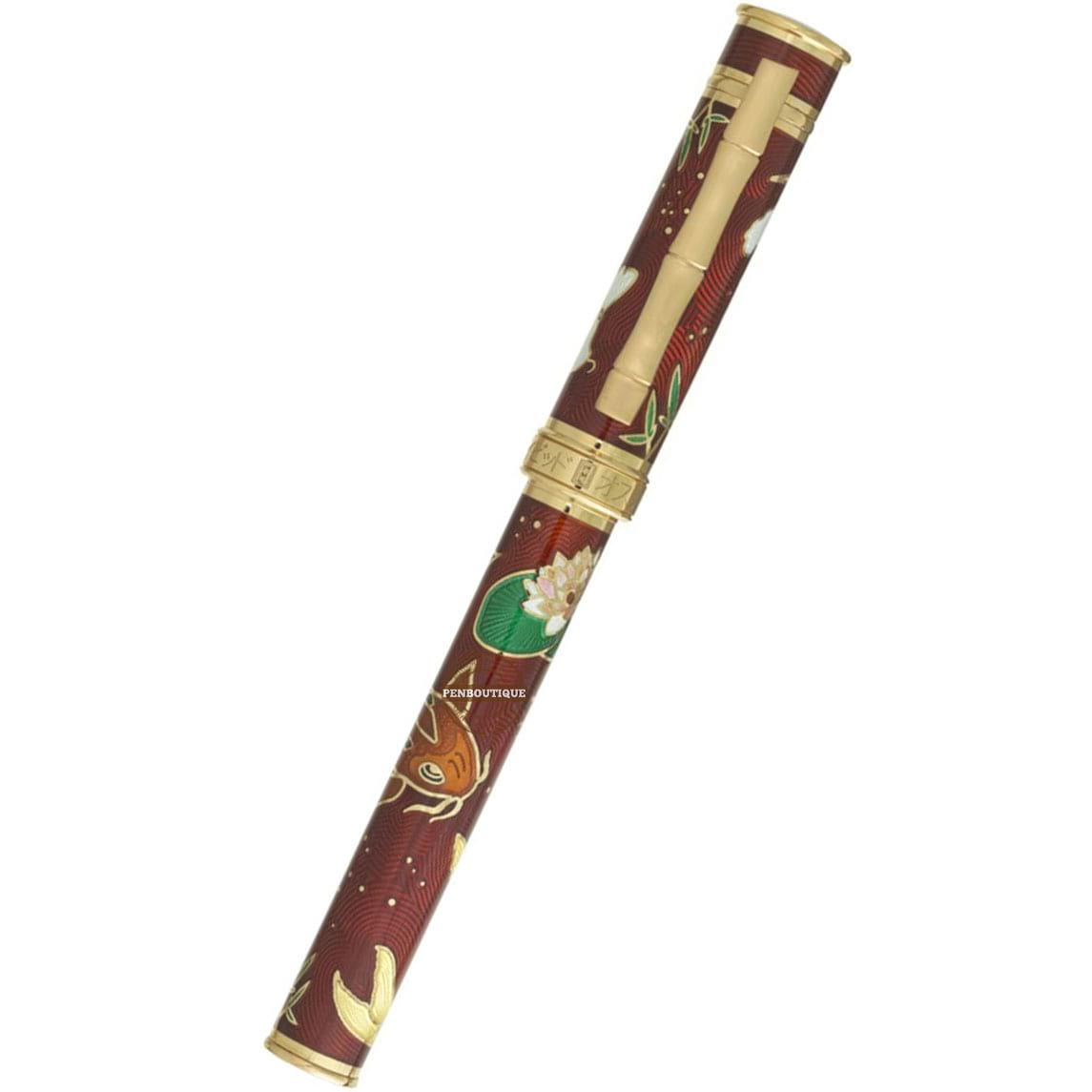 David Oscarson Koi Rollerball Pen - Ruby Red-Pen Boutique Ltd