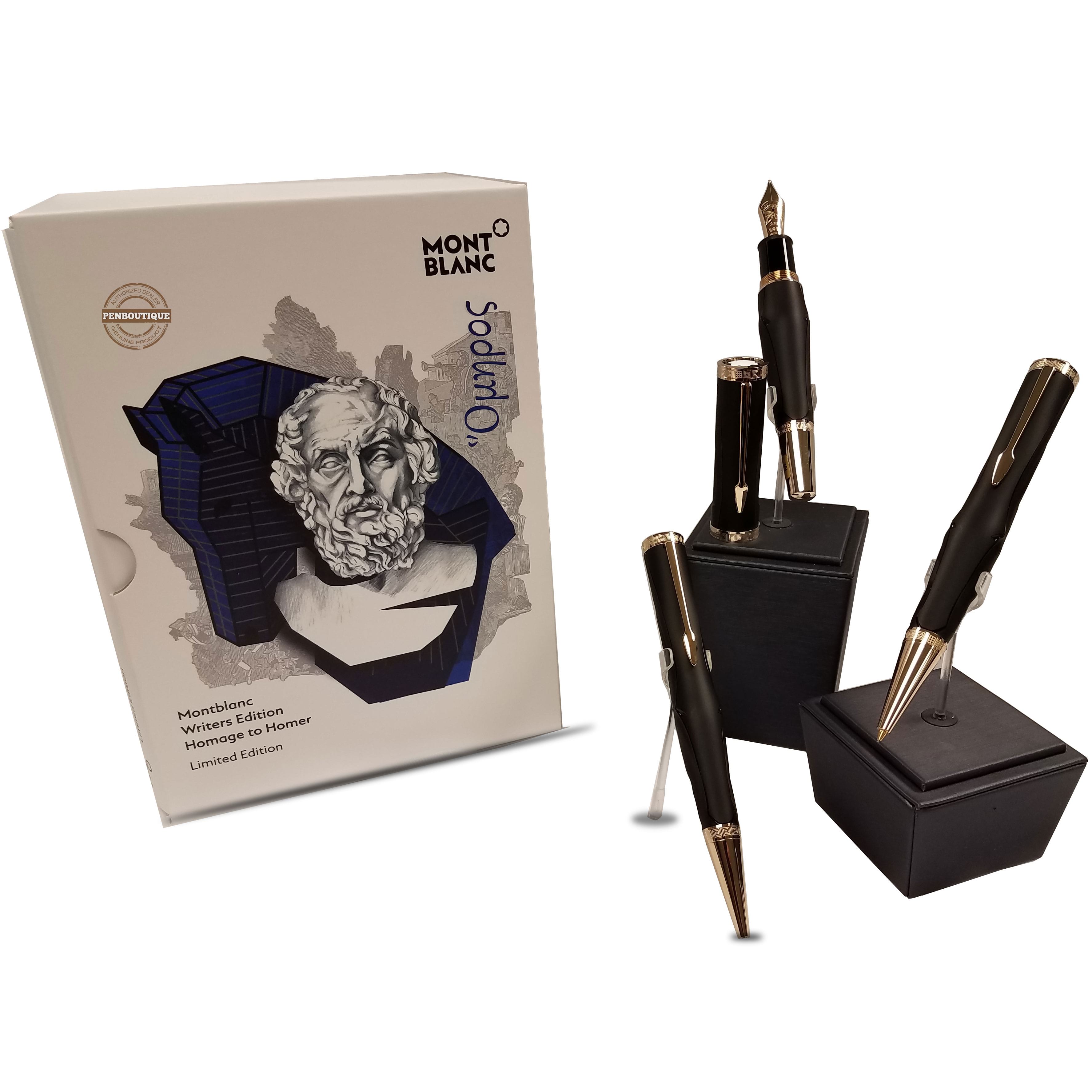 Montblanc Gift Set - Writers Edition - Homage to Homer - (Includes Fountain Pen/Rollerball Pen/Mechanical Pencil) - Pen Boutique Ltd