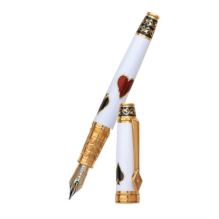 David Oscarson Les Quatre Couleurs Fountain Pen - Opaque White - Pen Boutique Ltd