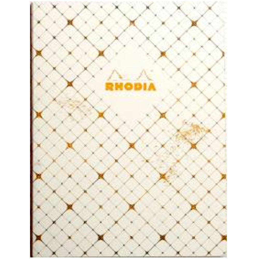 Rhodia Heritage Book Block Notebook - Checkered Graph (A5 - 6" x 8.24") - Pen Boutique Ltd