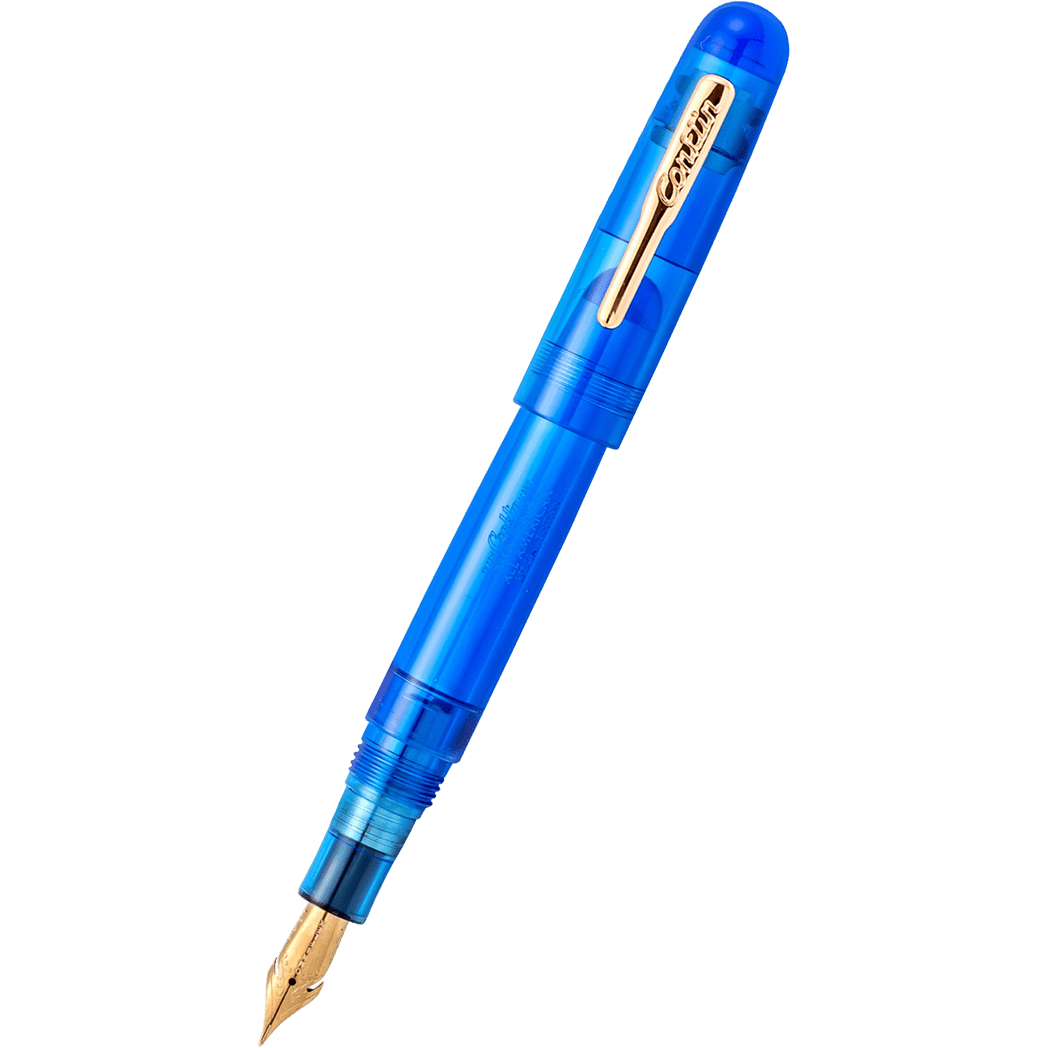 Conklin All American Fountain Pen - Special Eyedropper Edition - Demo Blue - Pen Boutique Ltd