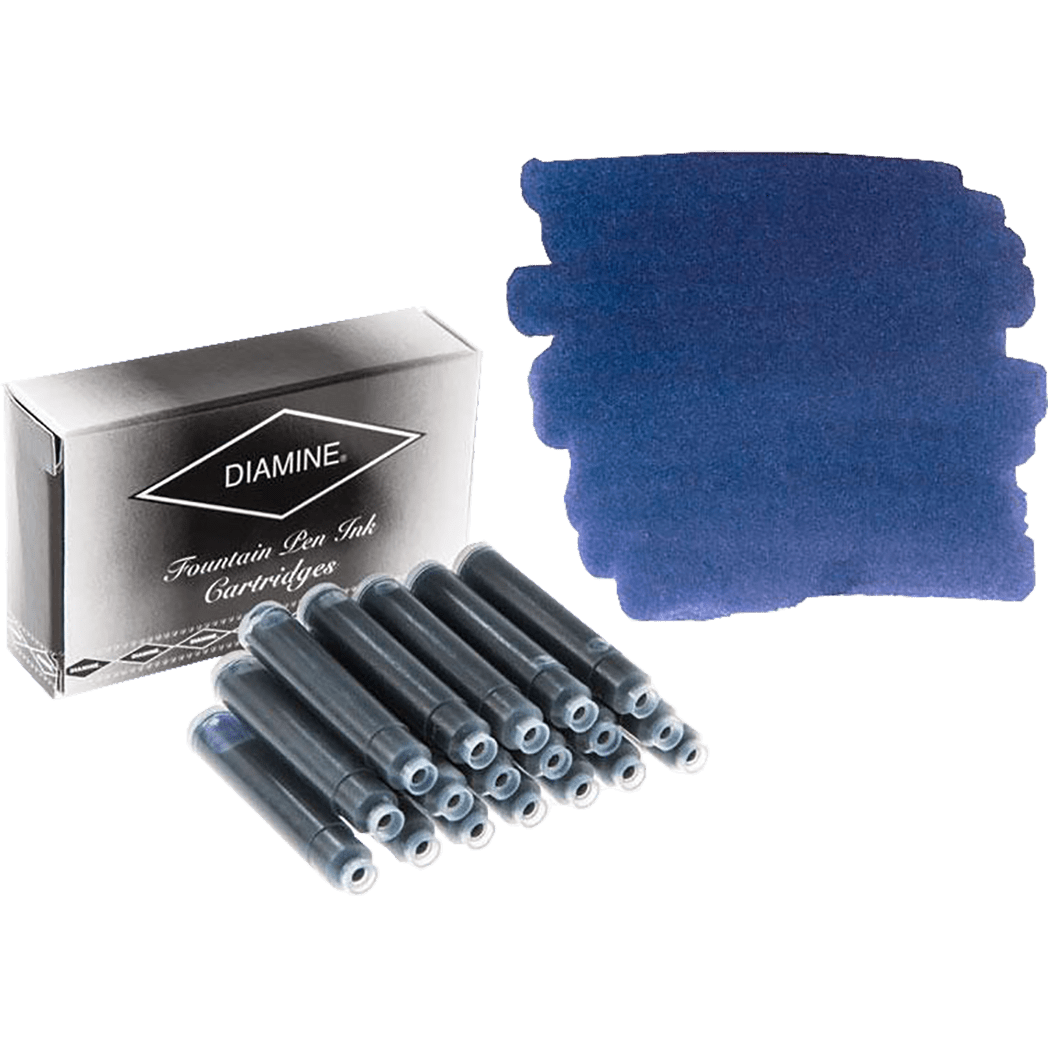 Diamine Ink Cartridges - Midnight - 18/pk - Pen Boutique Ltd