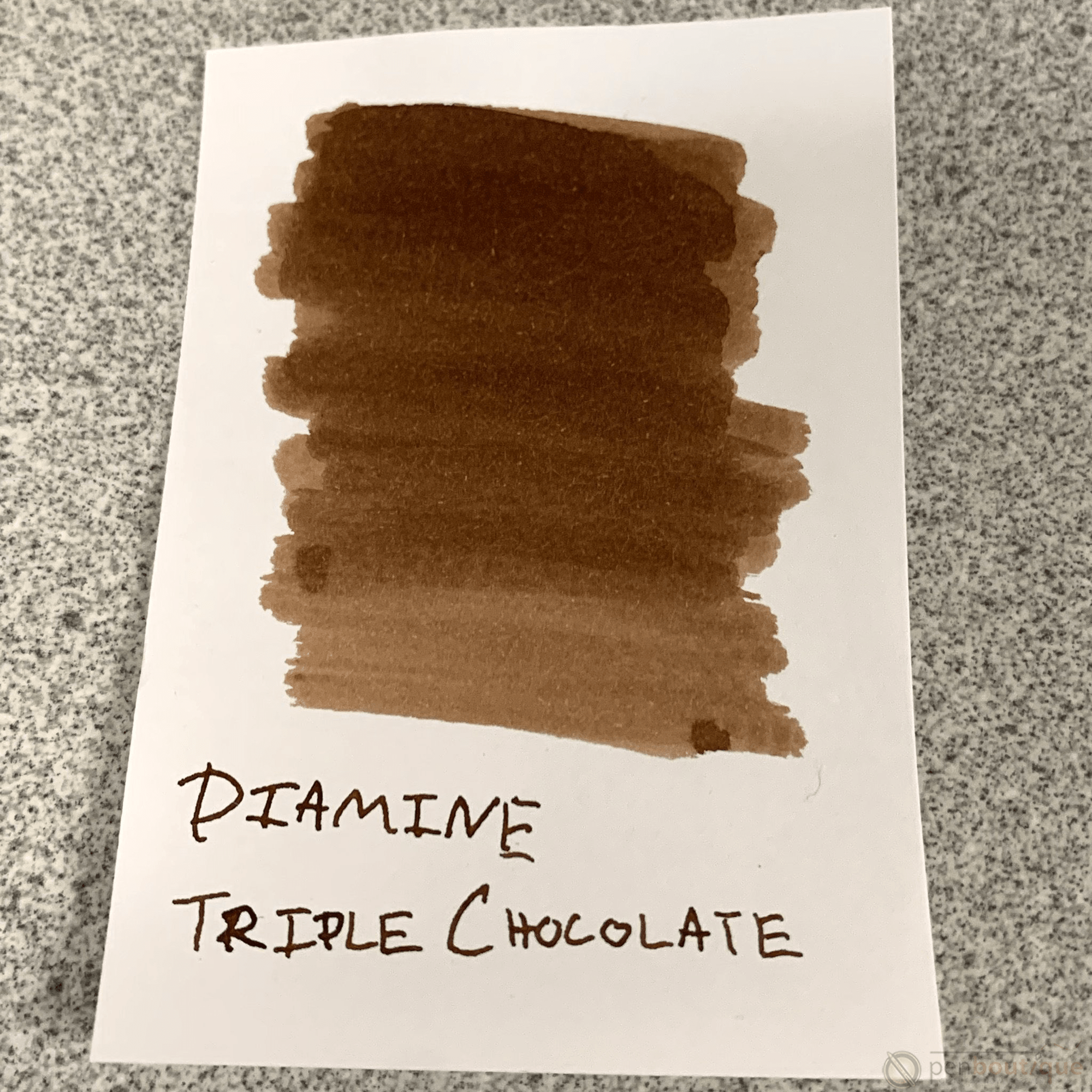 Diamine Ink Bottle - 2019 Inkvent - Blue Edition - Standard Ink Bottle - Triple Chocolate - 50ml - Pen Boutique Ltd
