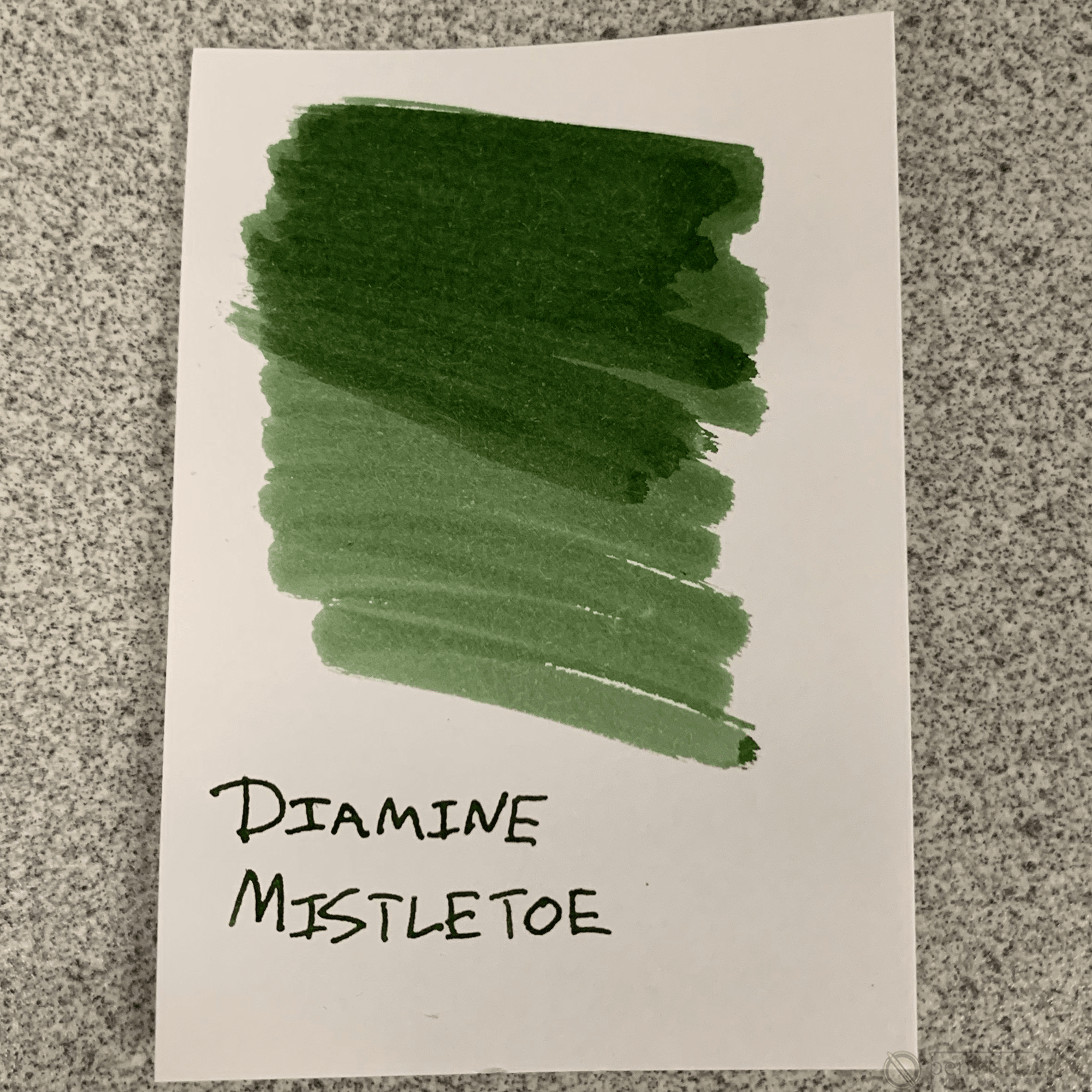 Diamine Ink Bottle - 2019 Inkvent - Blue Edition - Standard Ink Bottle - Mistletoe - 50ml - Pen Boutique Ltd