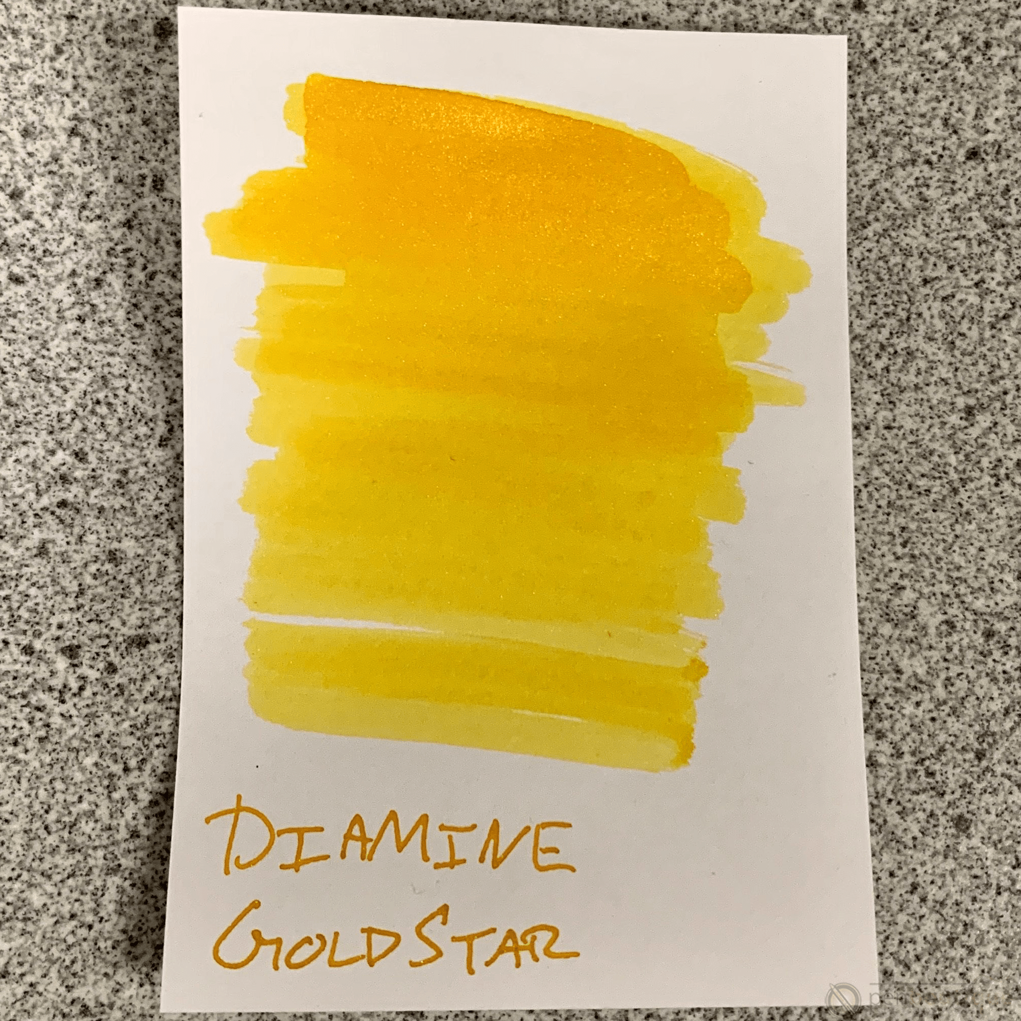 Diamine Ink Bottle - 2019 Inkvent - Blue Edition - Shimmer Ink Bottle - Gold Star - 50ml - Pen Boutique Ltd