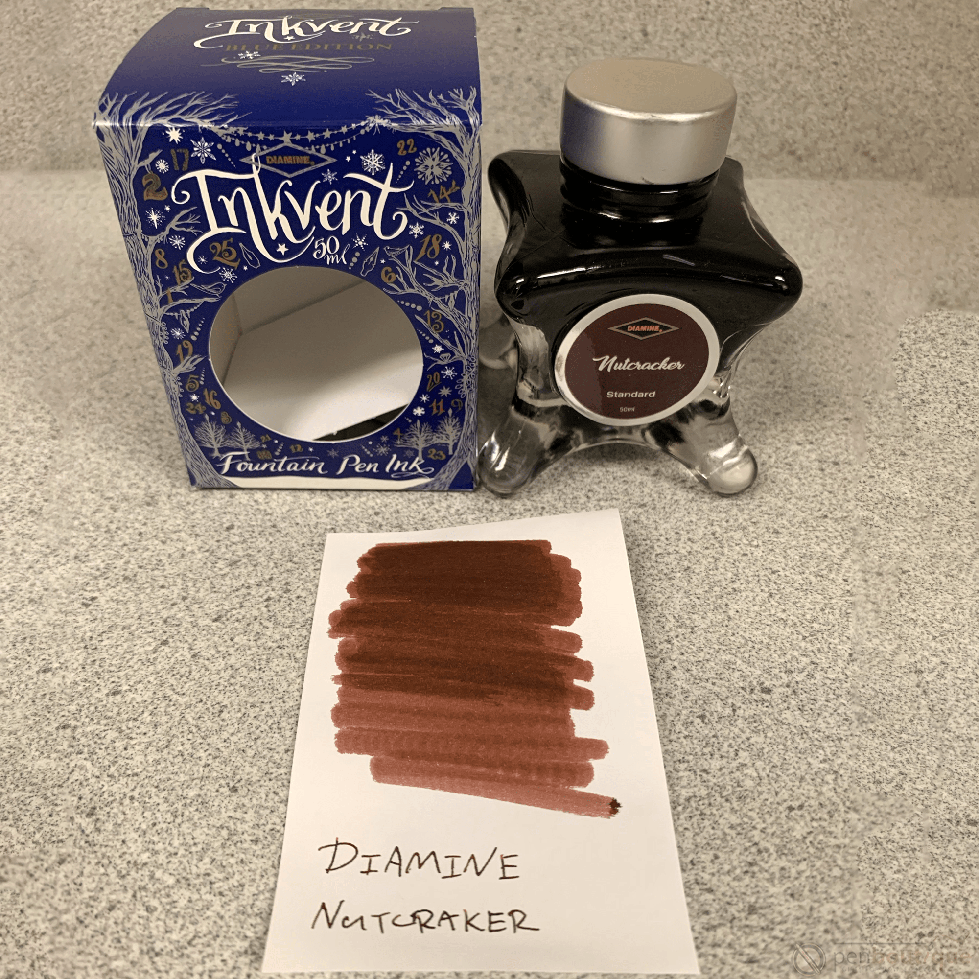Diamine Ink Bottle - 2019 Inkvent - Blue Edition - Standard Ink Bottle - Nutcracker - 50ml - Pen Boutique Ltd