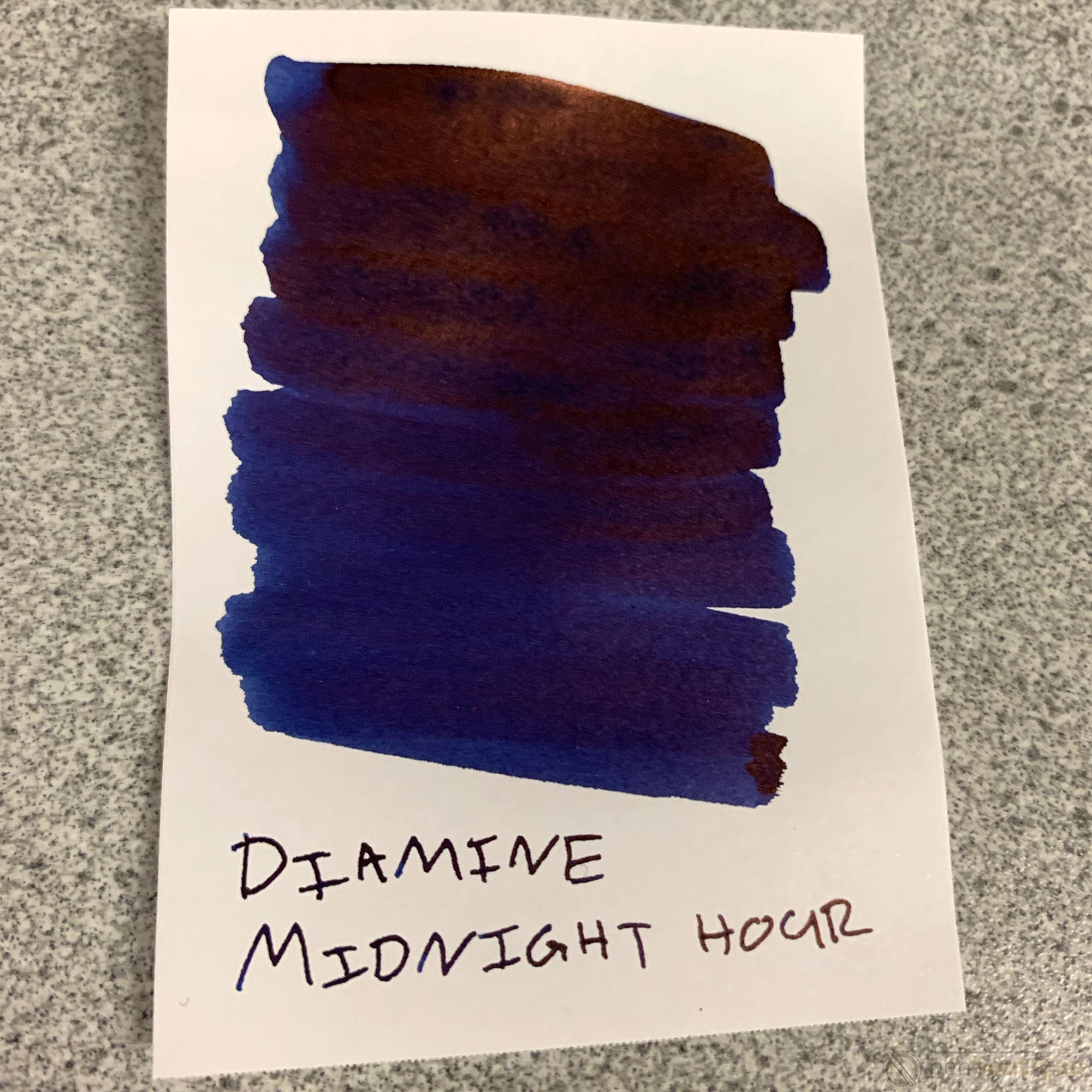 Diamine Ink Bottle - 2019 Inkvent - Blue Edition - Sheen Ink Bottle - Midnight Hour - 50ml - Pen Boutique Ltd