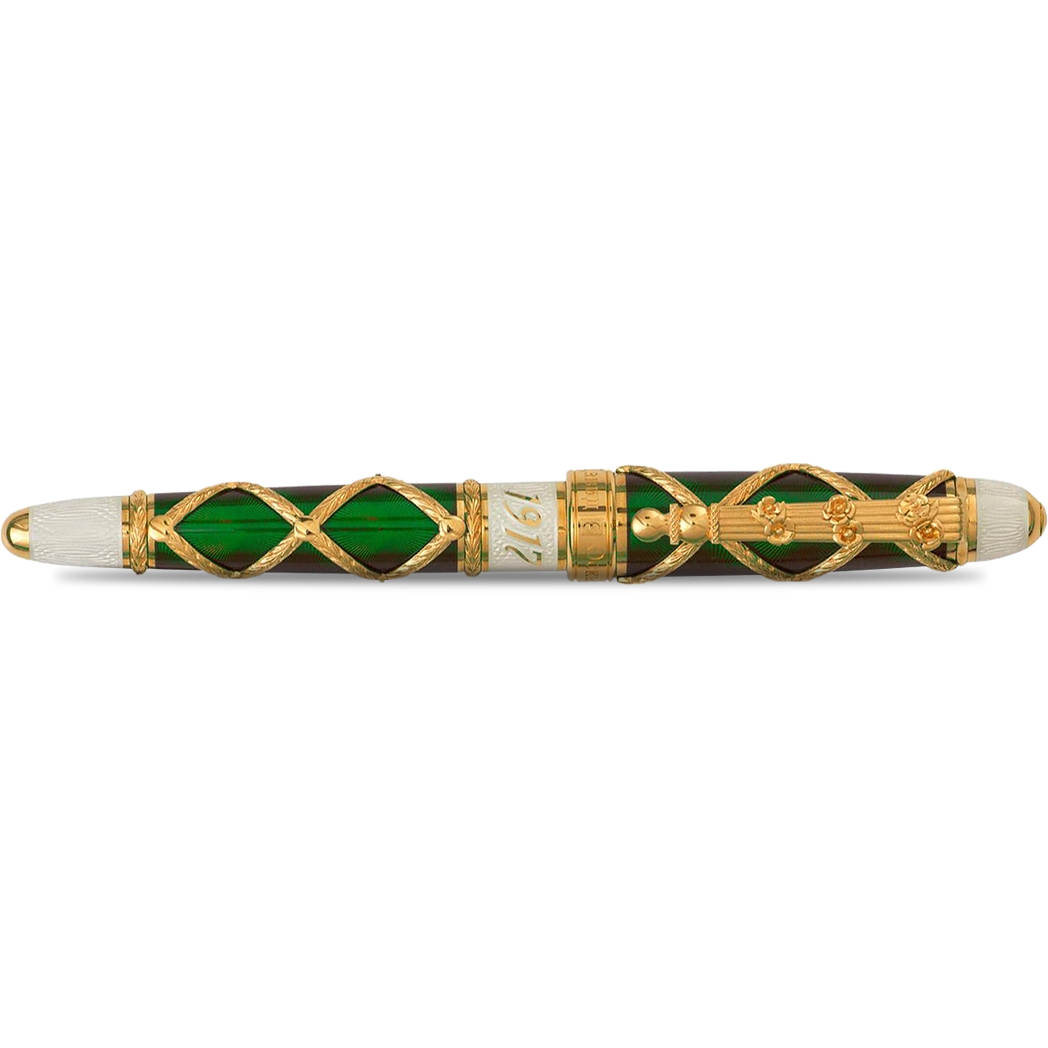 David Oscarson Russian Imperial Emerald Limited Edition Rollerball Pen - Pen Boutique Ltd