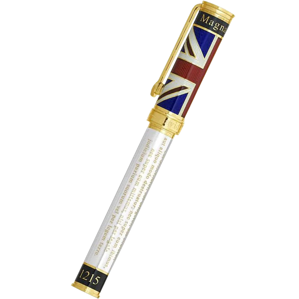 David Oscarson Magna Carta Fountain Pen - Translucent Pearl - Pen Boutique Ltd