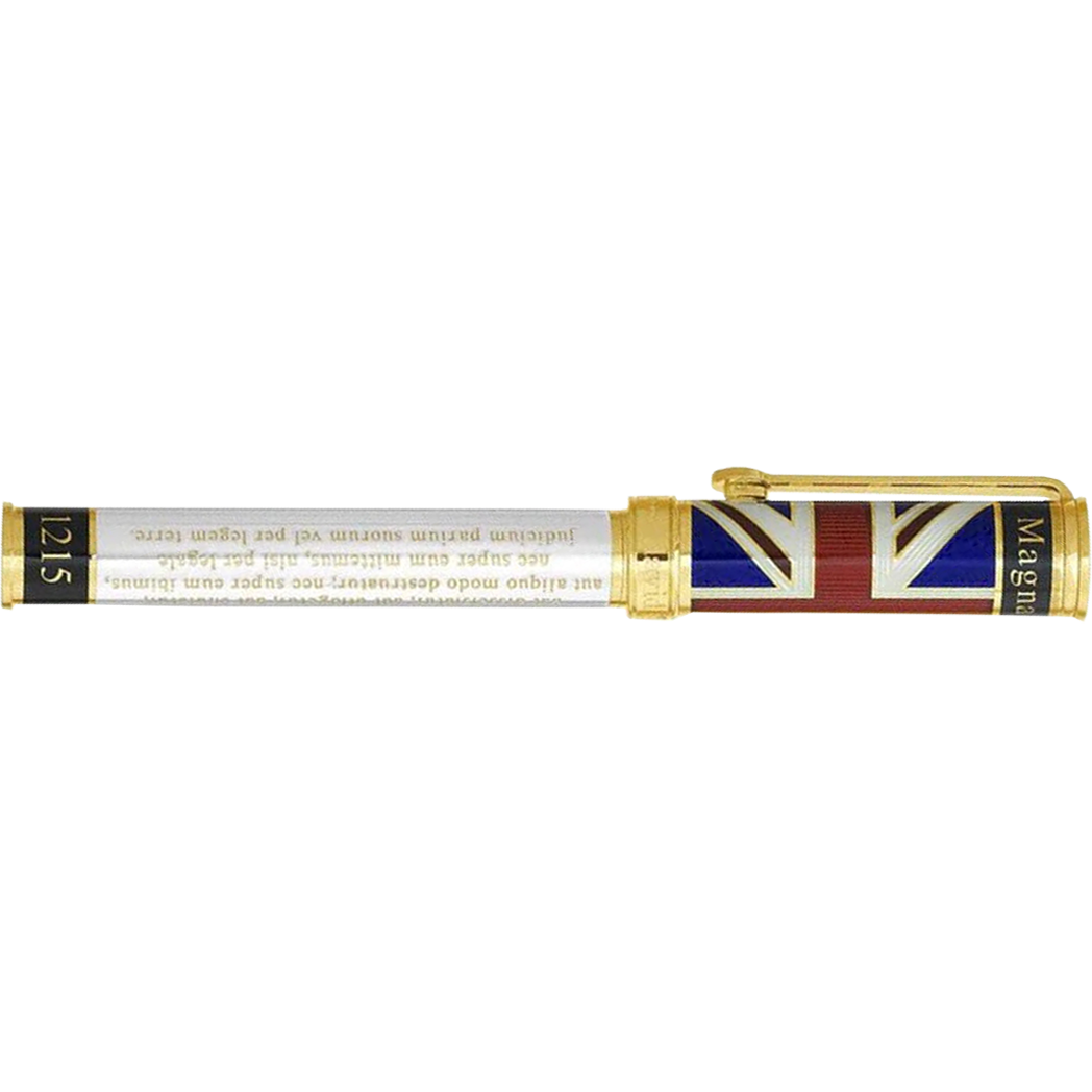 David Oscarson Magna Carta Fountain Pen - Translucent Pearl - Pen Boutique Ltd