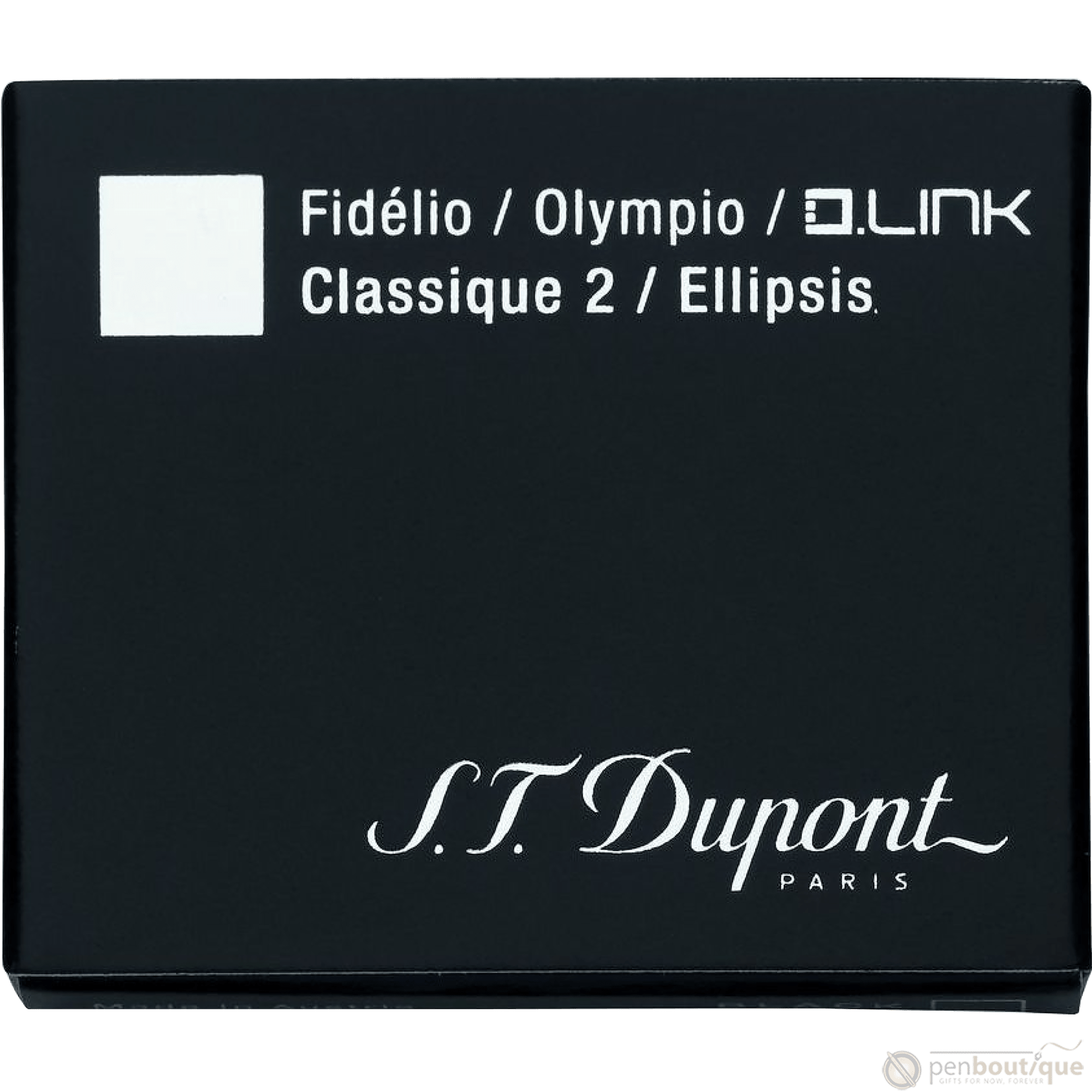 ST Dupont Black Ink Cartridges - Pen Boutique Ltd
