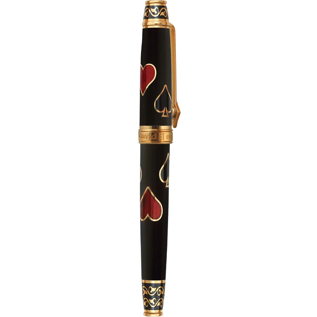 David Oscarson Les Quatre Couleurs Fountain Pen - Opaque Black-Pen Boutique Ltd