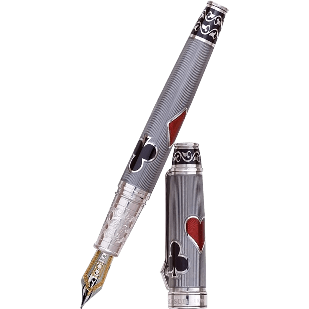 David Oscarson Les Quatre Couleurs Fountain Pen - Translucent Grey - Pen Boutique Ltd