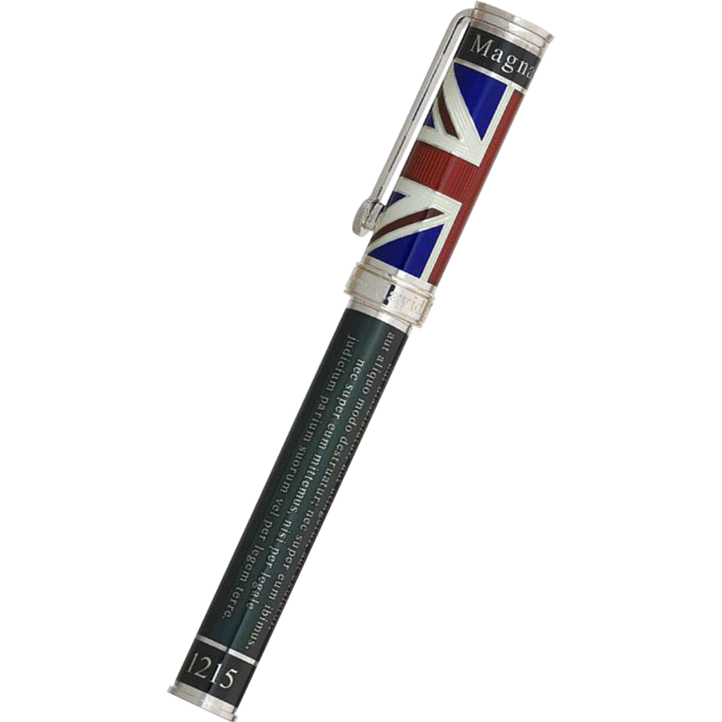 David Oscarson Magna Carta Fountain Pen - Translucent Black - Pen Boutique Ltd