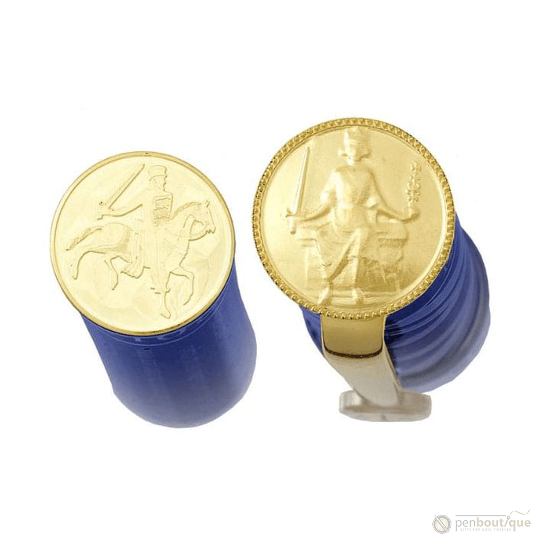 David Oscarson Magna Carta Fountain Pen - Translucent Sapphire - Pen Boutique Ltd