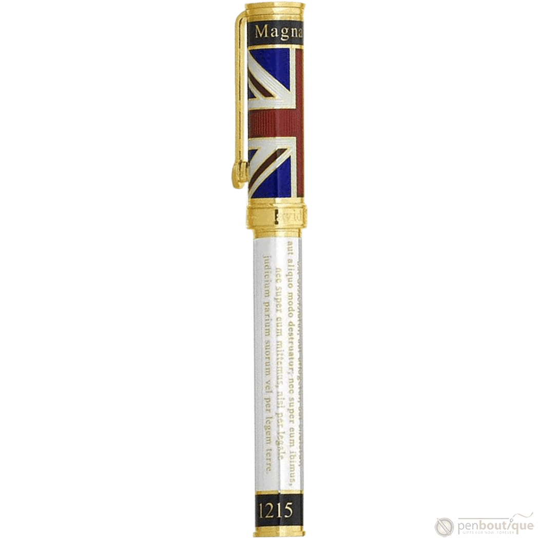 David Oscarson Magna Carta Rollerball Pen - Translucent Pearl - Pen Boutique Ltd