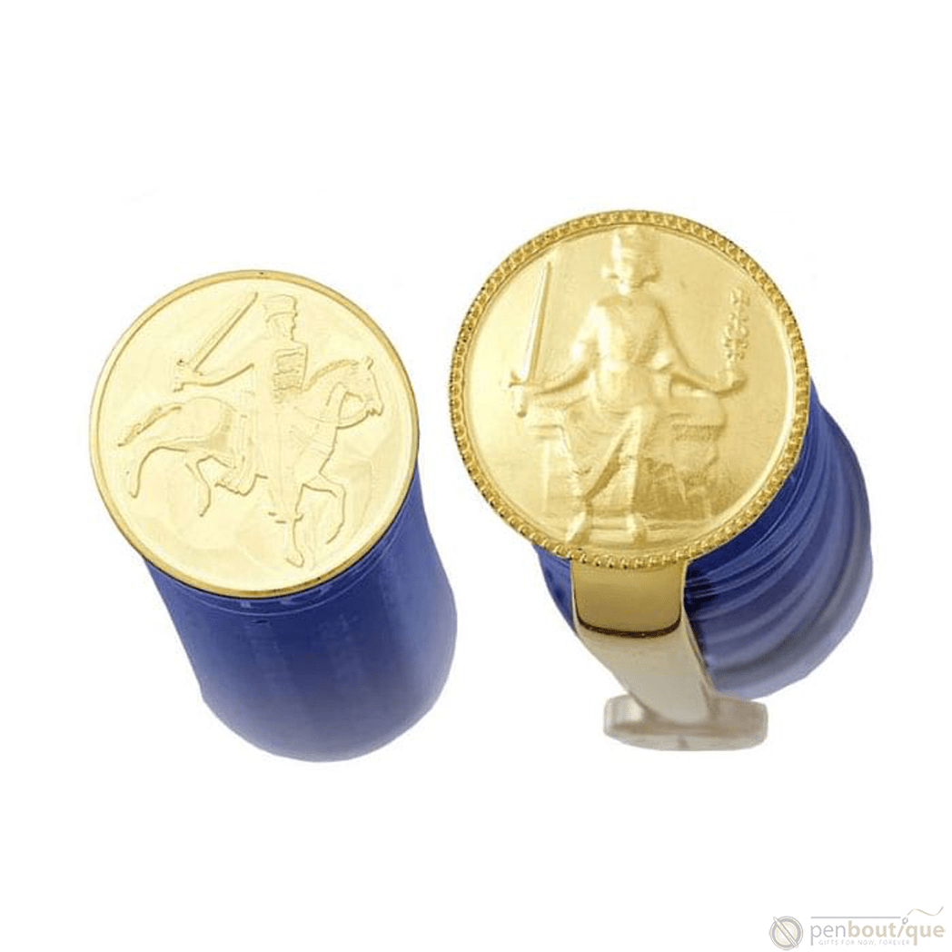 David Oscarson Magna Carta Rollerball Pen - Translucent Sapphire - Pen Boutique Ltd