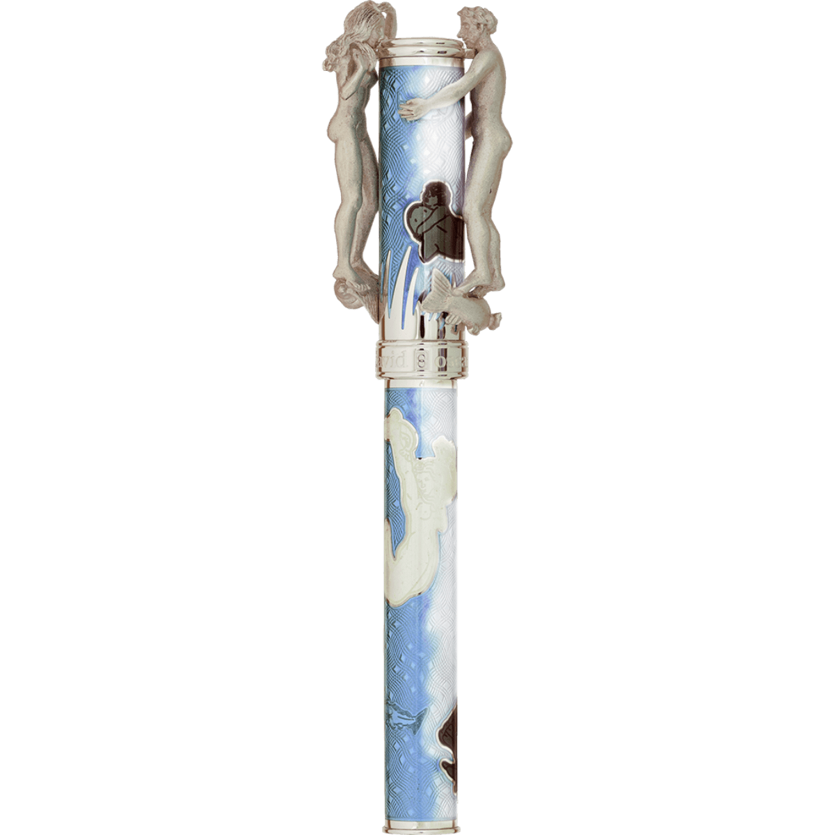 David Oscarson Marriage of the Waters Fountain Pen - Sapphire - Pen Boutique Ltd