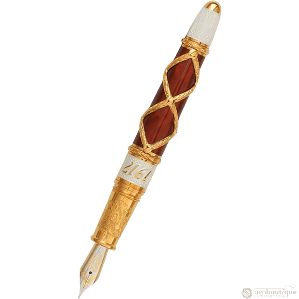David Oscarson Russian Imperial Ruby Limited Edition Fountain Pen - Pen Boutique Ltd