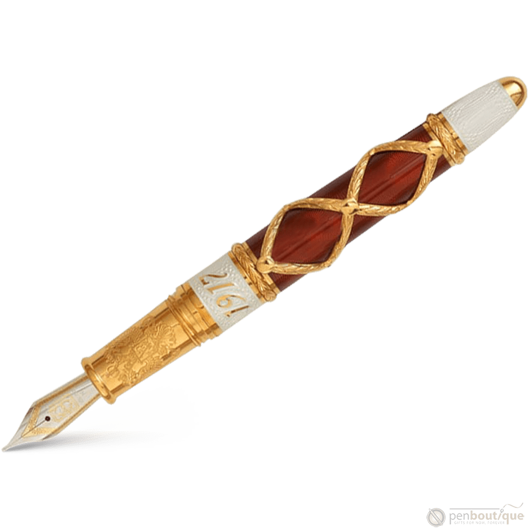 David Oscarson Russian Imperial Ruby Limited Edition Fountain Pen - Pen Boutique Ltd