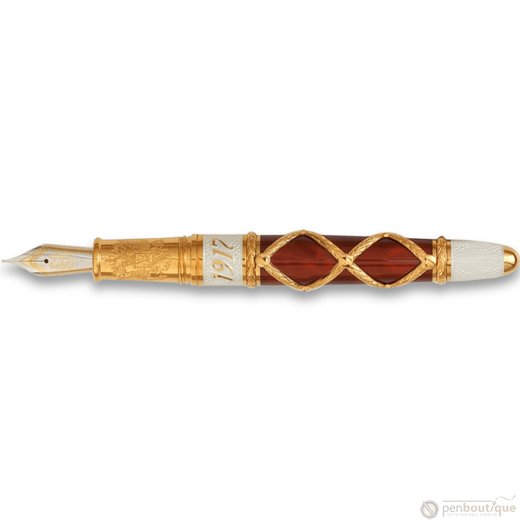 David Oscarson Russian Imperial Ruby Limited Edition Fountain Pen - Pen Boutique Ltd