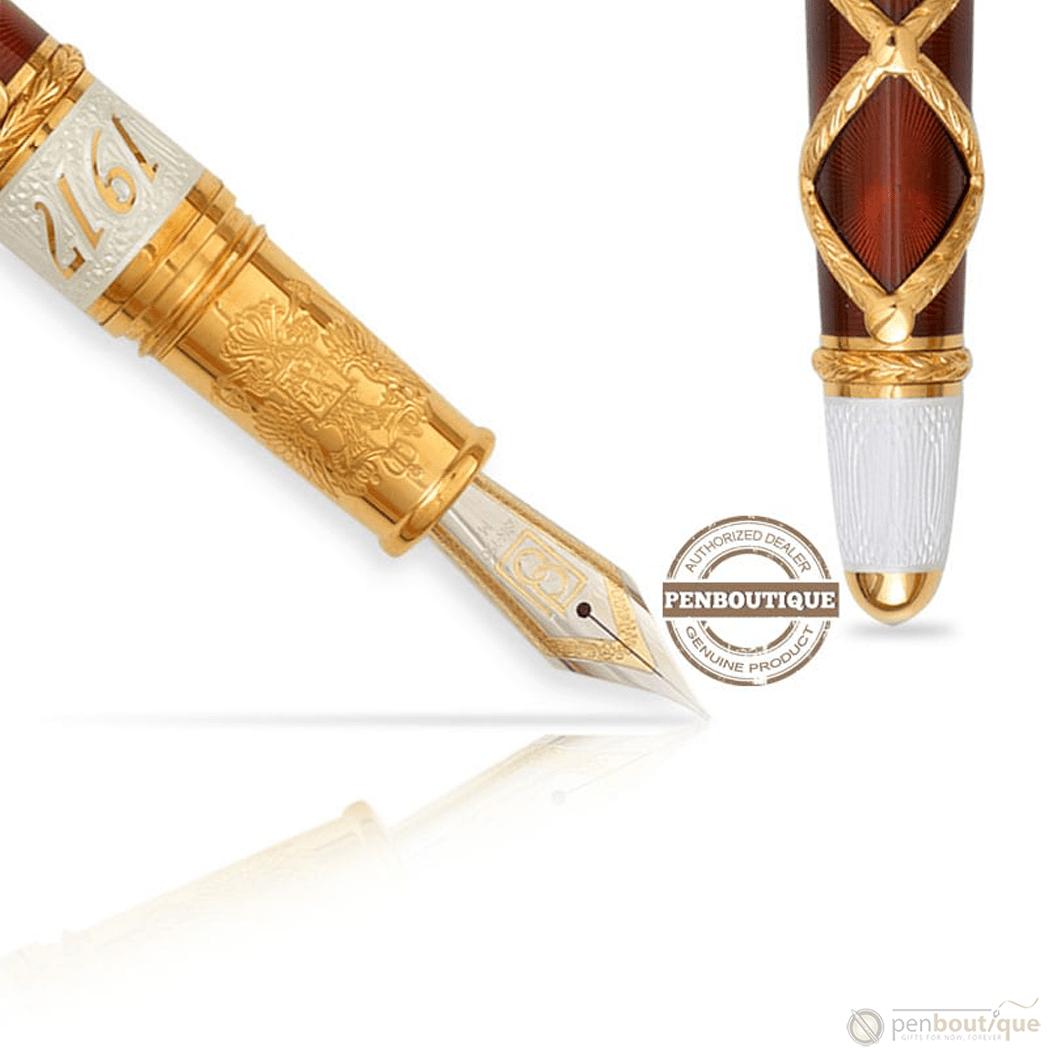 David Oscarson Russian Imperial Ruby Limited Edition Fountain Pen - Pen Boutique Ltd