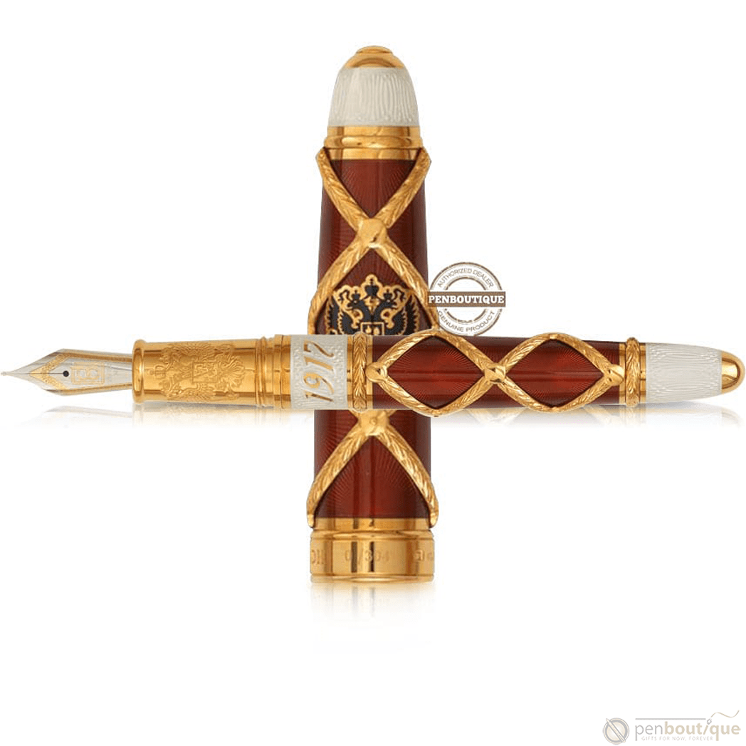 David Oscarson Russian Imperial Ruby Limited Edition Fountain Pen - Pen Boutique Ltd