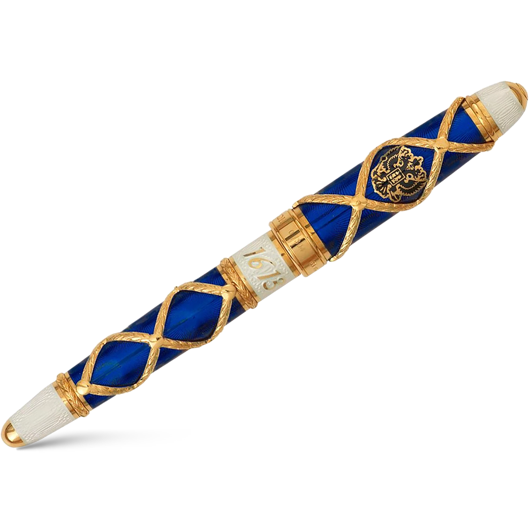 David Oscarson Russian Imperial Sapphire Limited Edition Rollerball Pen - Pen Boutique Ltd
