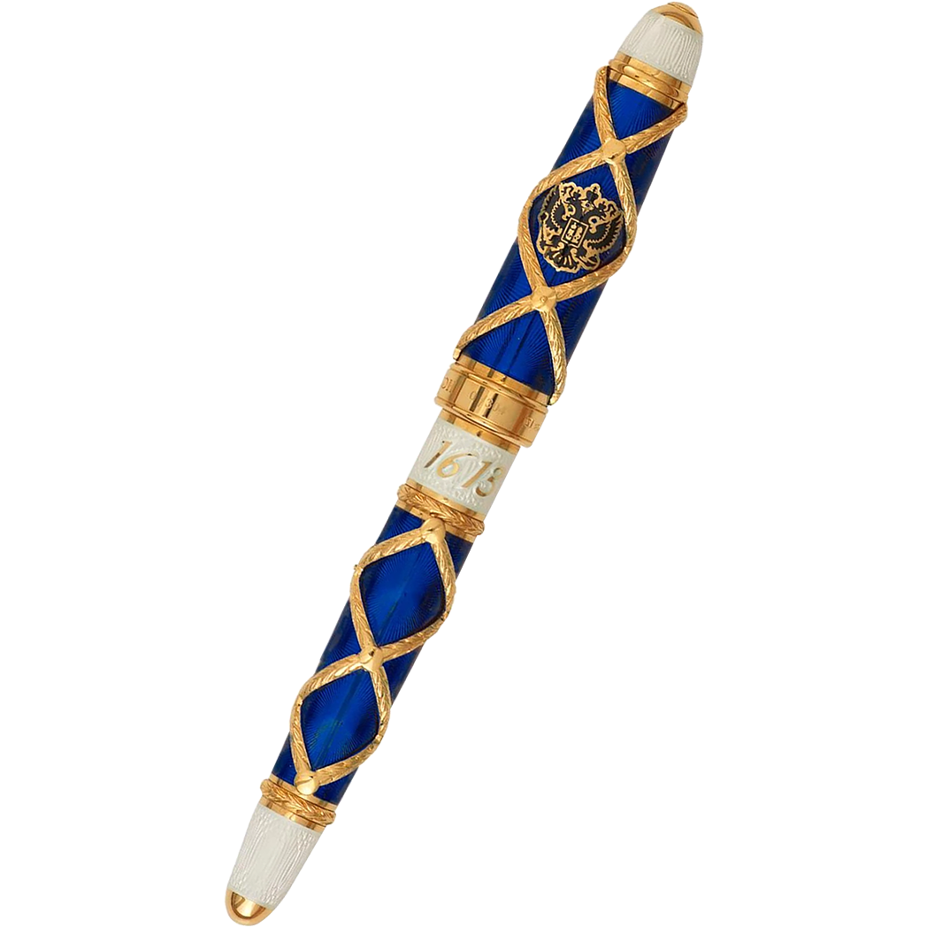 David Oscarson Russian Imperial Sapphire Limited Edition Rollerball Pen - Pen Boutique Ltd