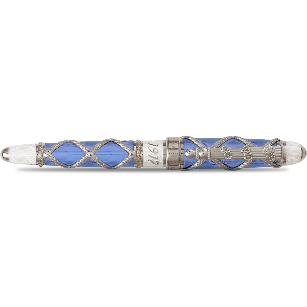 David Oscarson Russian Imperial Sky Blue Limited Edition Rollerball Pen-Pen Boutique Ltd