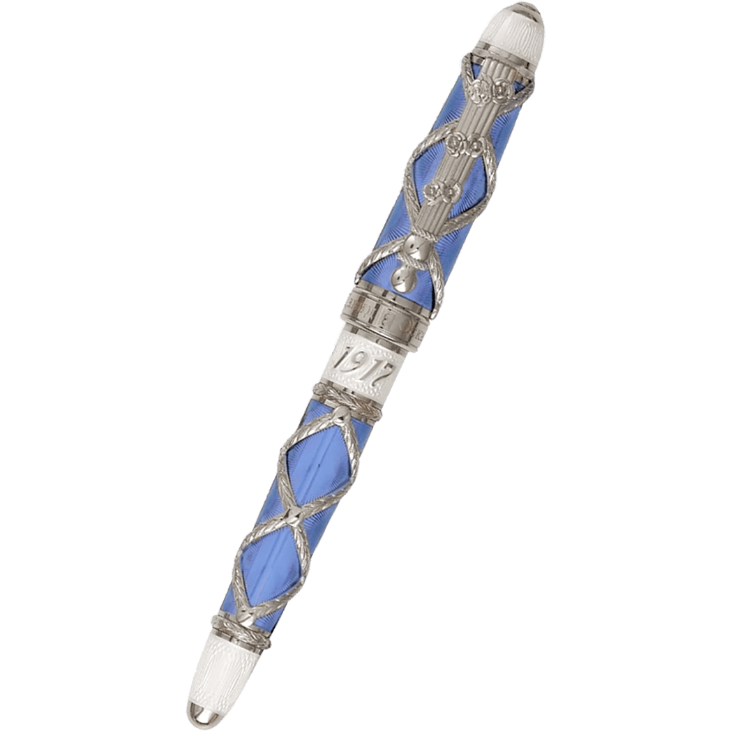 David Oscarson Russian Imperial Sky Blue Limited Edition Rollerball Pen - Pen Boutique Ltd