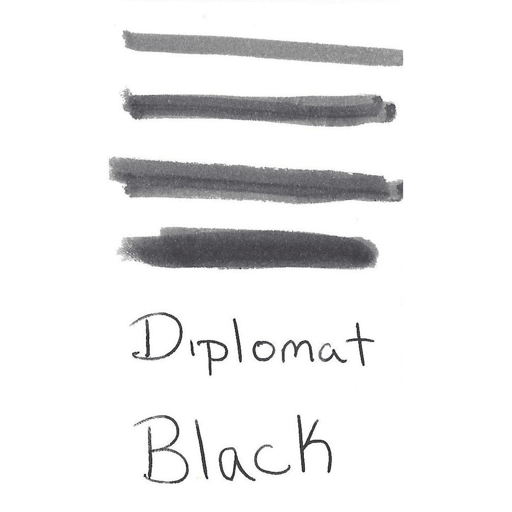 Diplomat Fountain Pen Black Bottled Ink - 30 ml - Pen Boutique Ltd