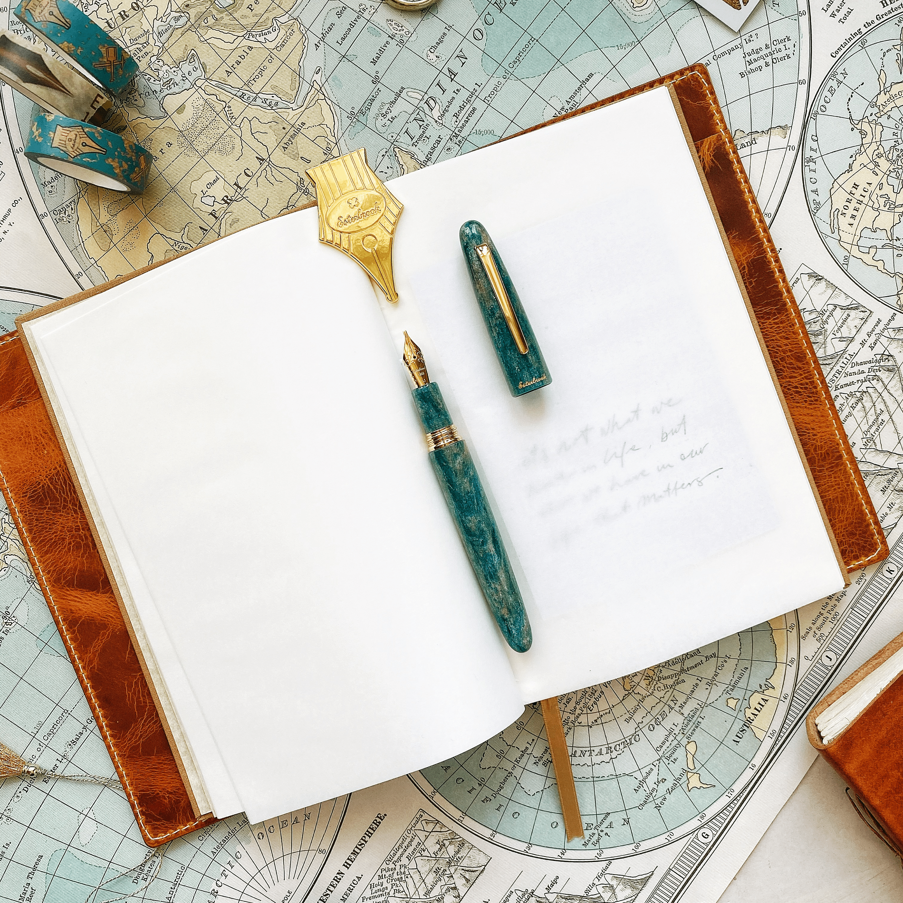 Esterbrook Estie OS Fountain Pen - Gold Rush Frontier Green - Pen Boutique Ltd