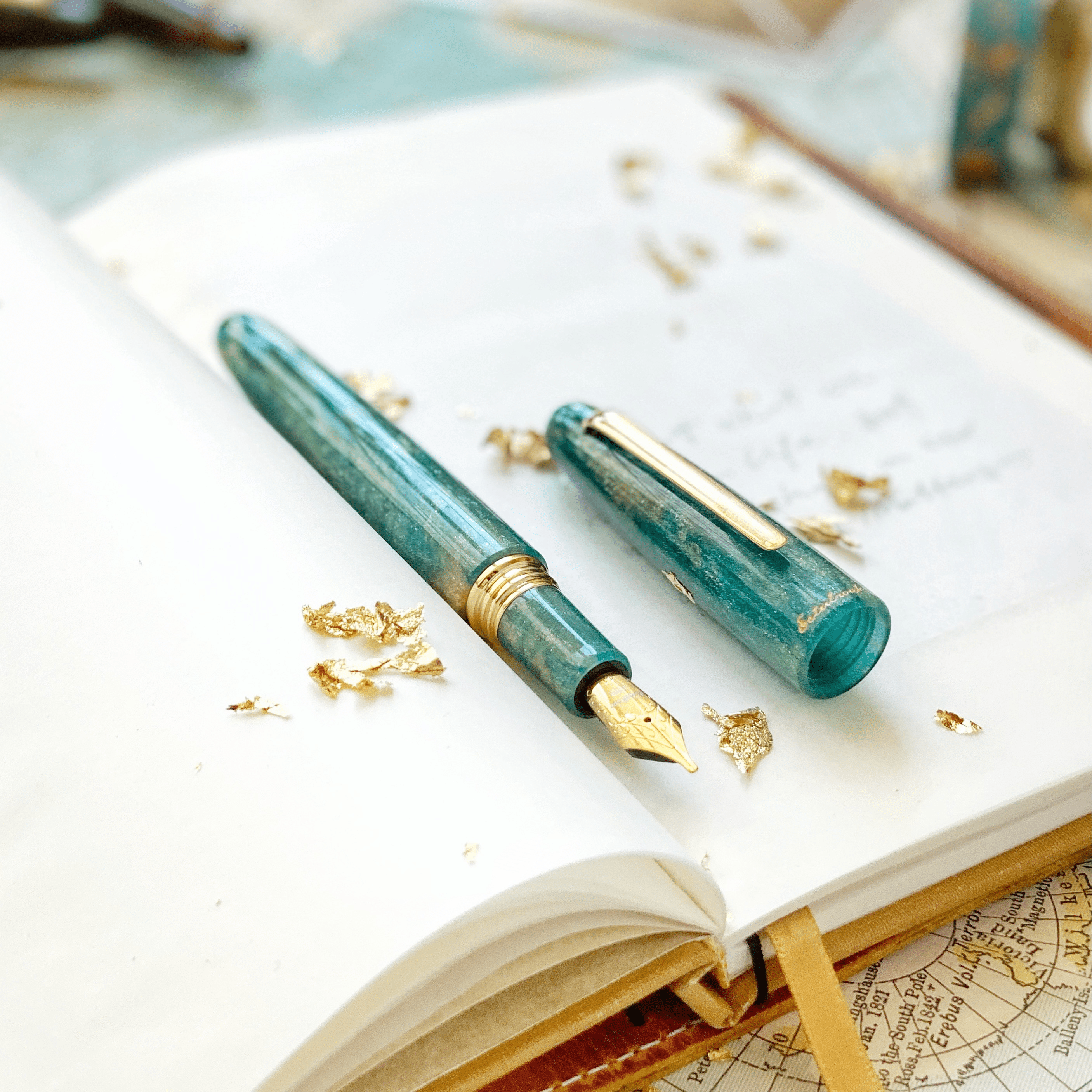 Esterbrook Estie OS Fountain Pen - Gold Rush Frontier Green - Pen Boutique Ltd
