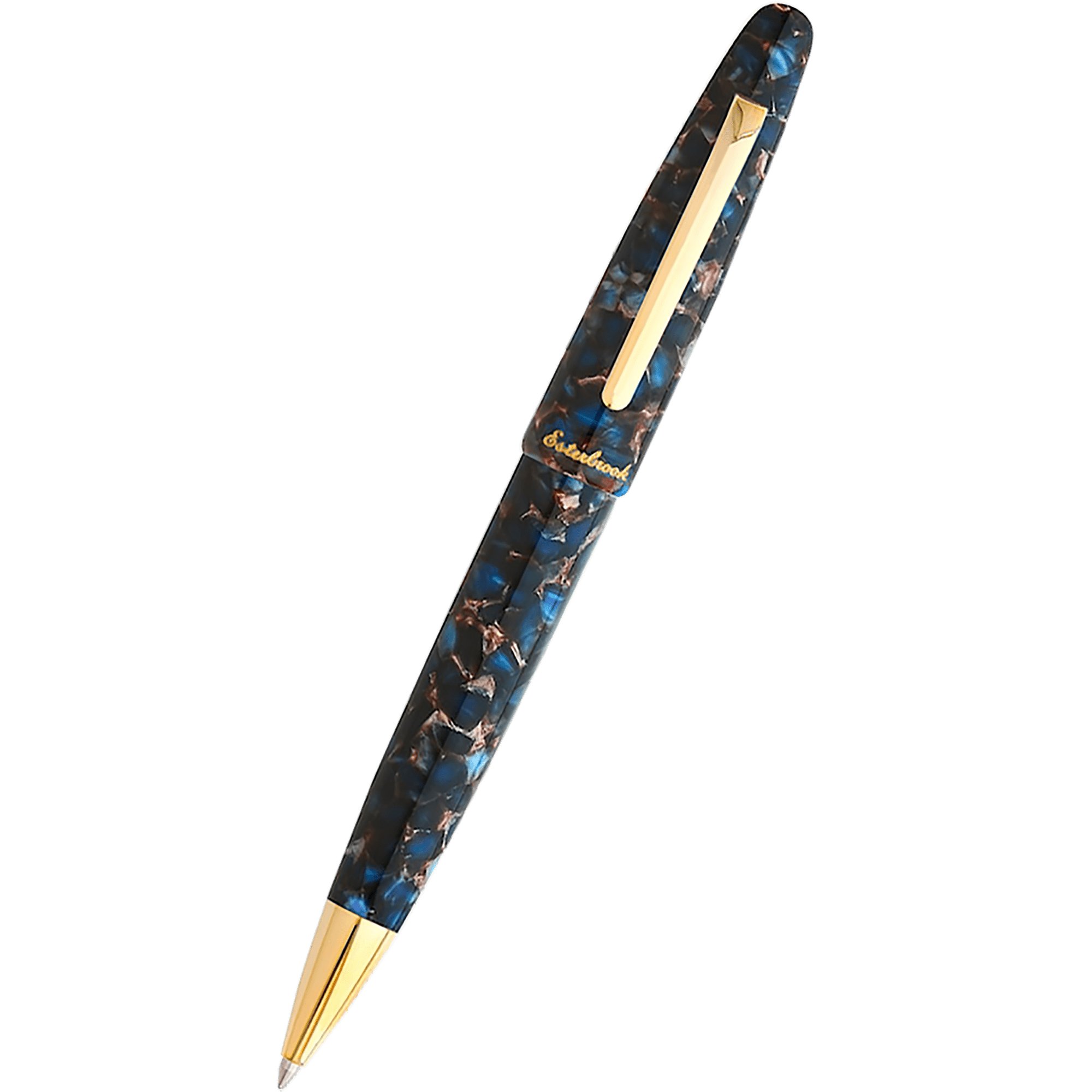 Esterbrook Estie Ballpoint Pen - Nouveau Bleu - Gold Trim - Pen Boutique Ltd