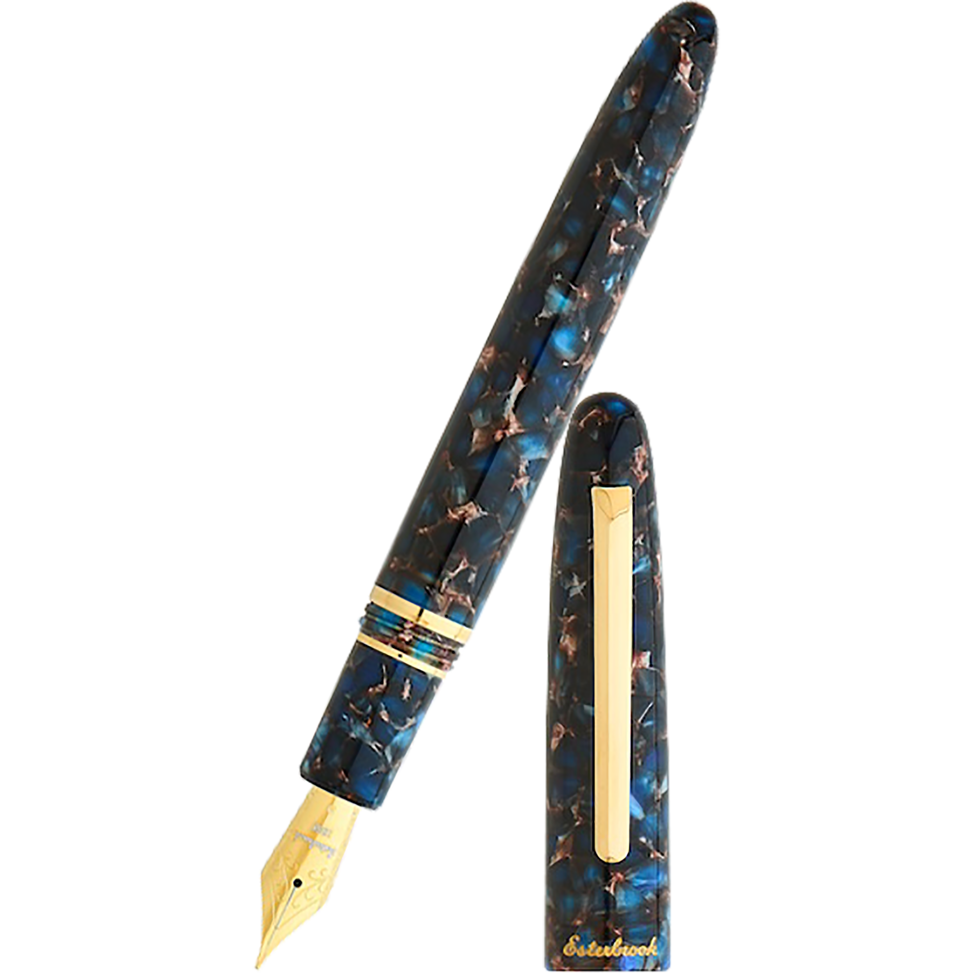 Esterbrook Estie Fountain Pen - Nouveau Bleu - Gold Trim - Pen Boutique Ltd