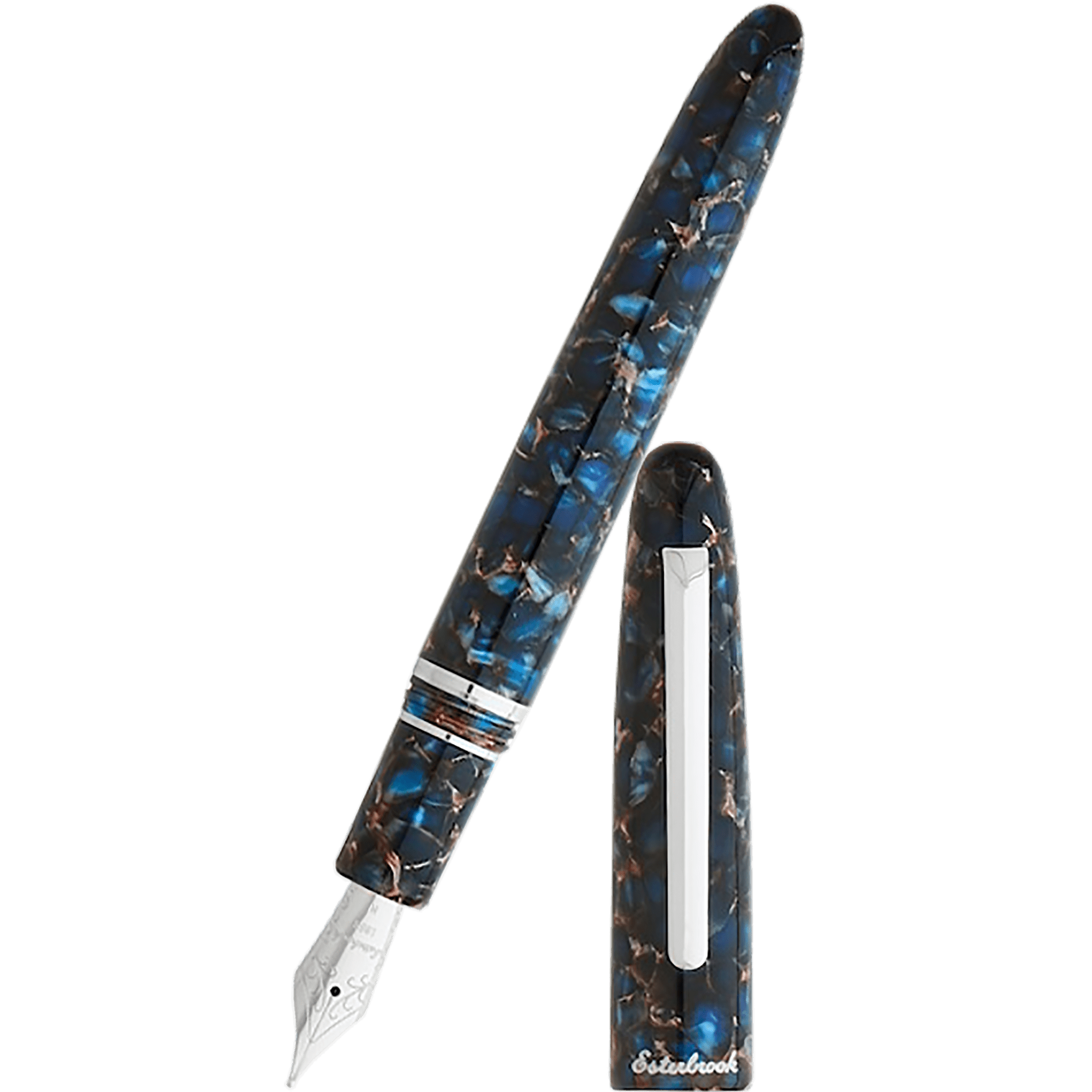 Esterbrook Estie Fountain Pen - Nouveau Bleu - Palladium Trim - Pen Boutique Ltd