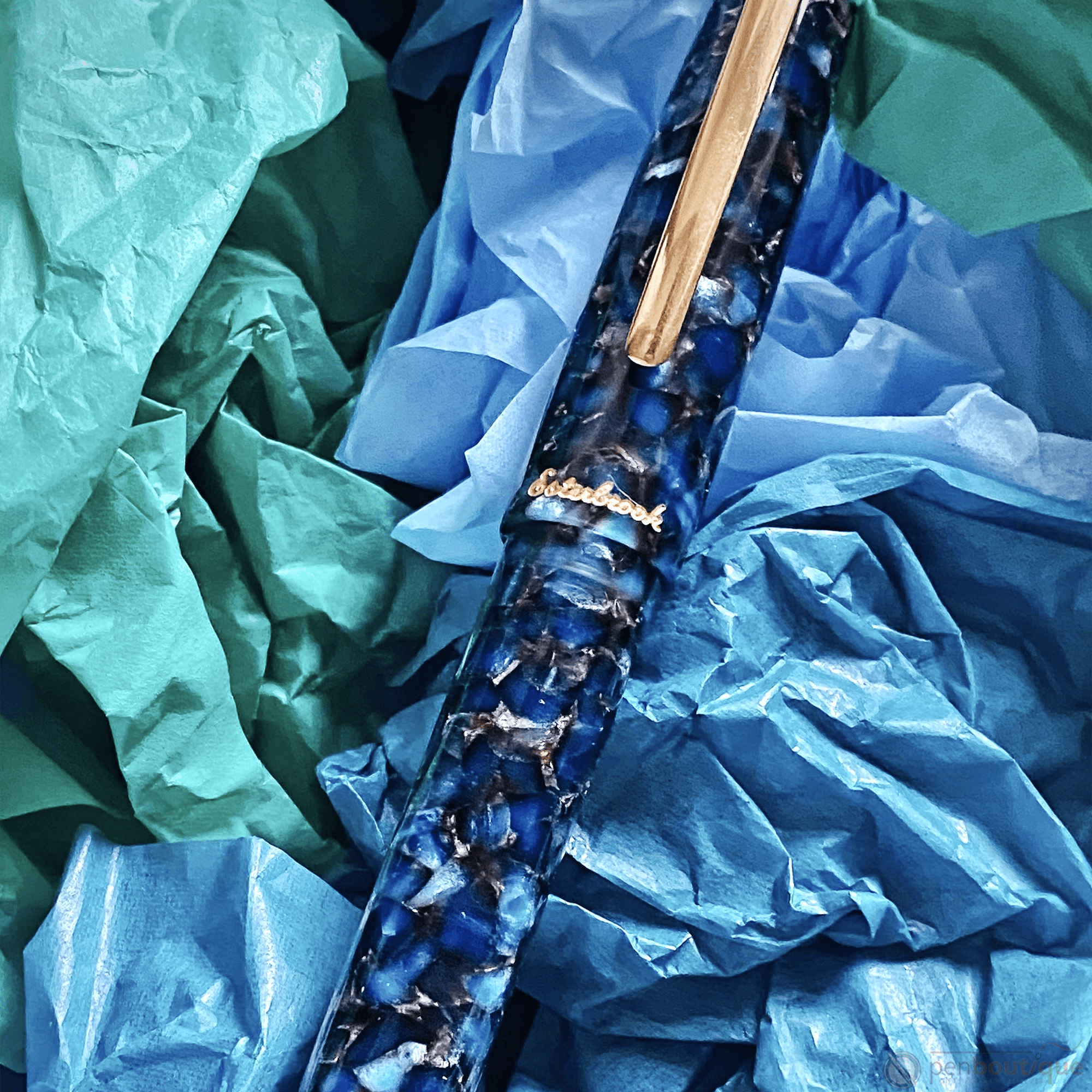 Esterbrook Estie OS Fountain Pen - Nouveau Bleu - Gold Trim - Pen Boutique Ltd